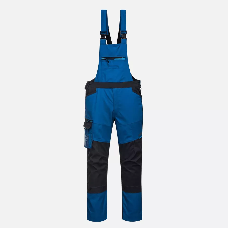 Portwest T704PBR, WX3 Bib and Brace, Persian Blue, image 1, gallery thumbnail
