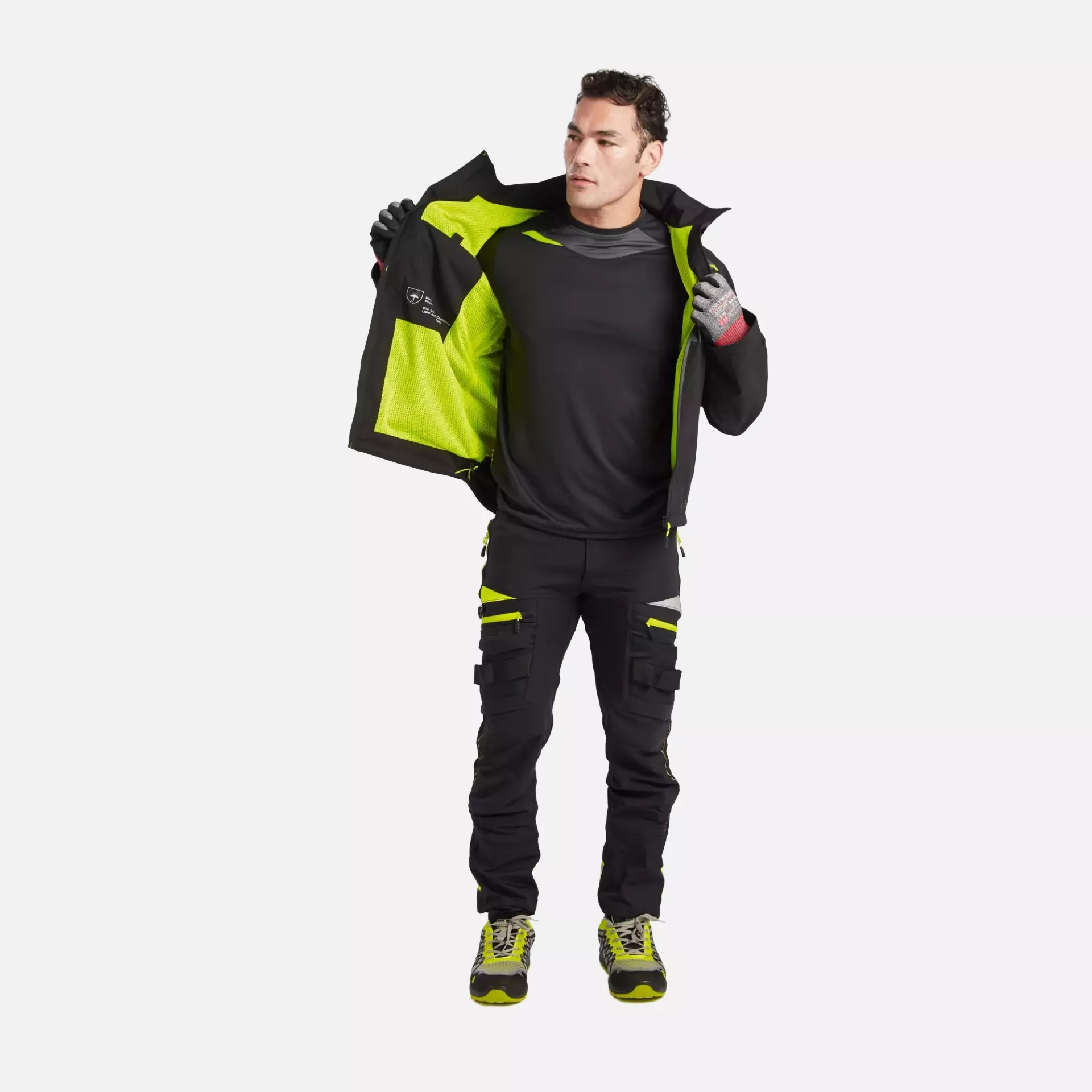Portwest DX463BKR, DX4 Rain Jacket, Black, image 11