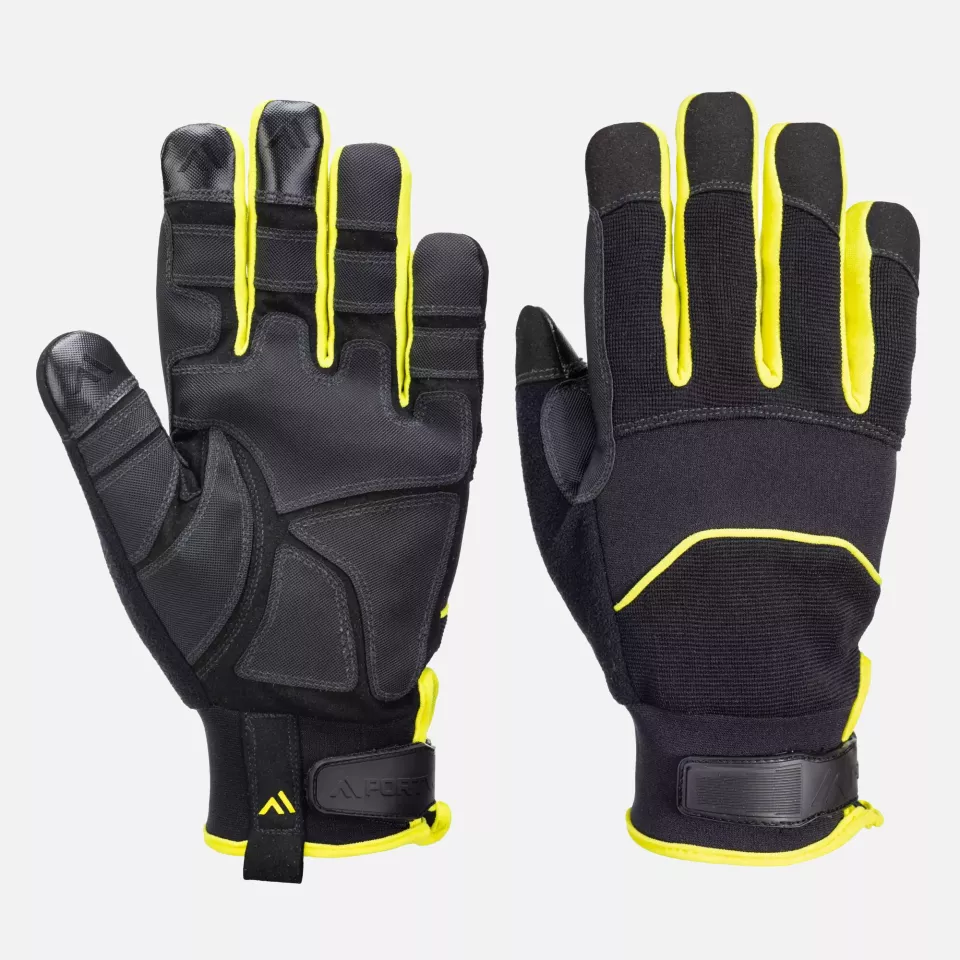 Portwest A792BKY, Needle Resistant Glove, Black/Yellow, image 3, gallery thumbnail