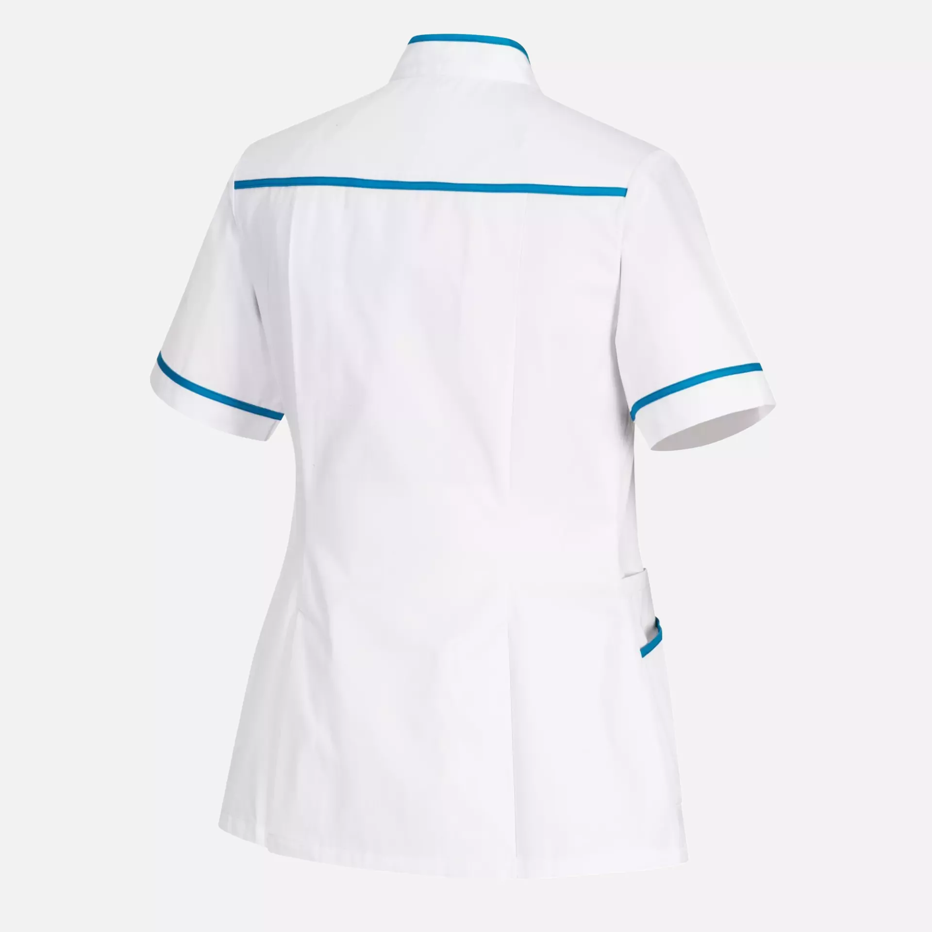 Portwest LW22WAR, Medical Maternity Tunic, White/Aqua, image 4