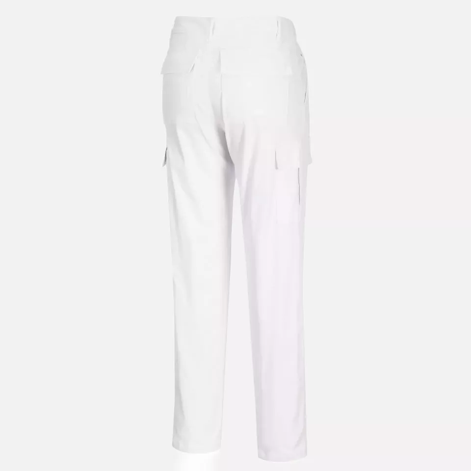 Portwest S233WHR, WX2 Eco Women's Stretch Cargo Trousers, White, image 3, gallery thumbnail