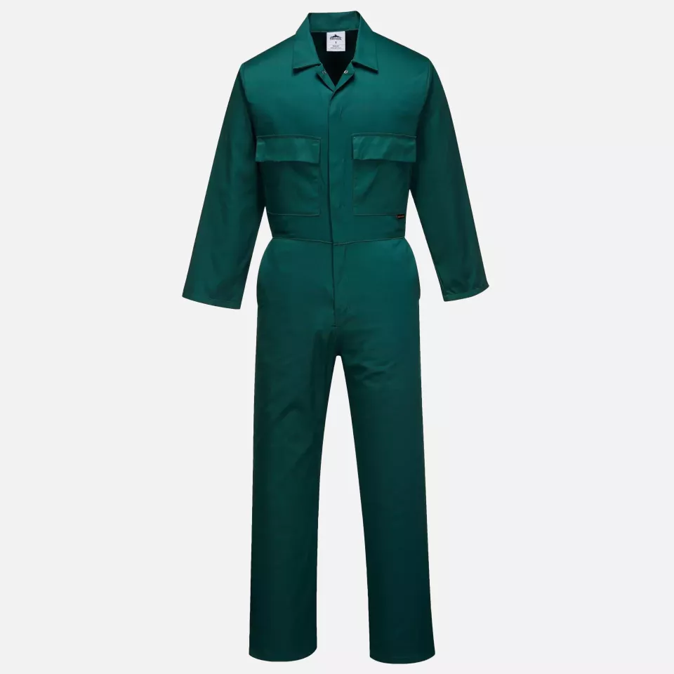 Portwest S999BGR, Euro Work Coverall, Bottle Green, image 1, gallery thumbnail
