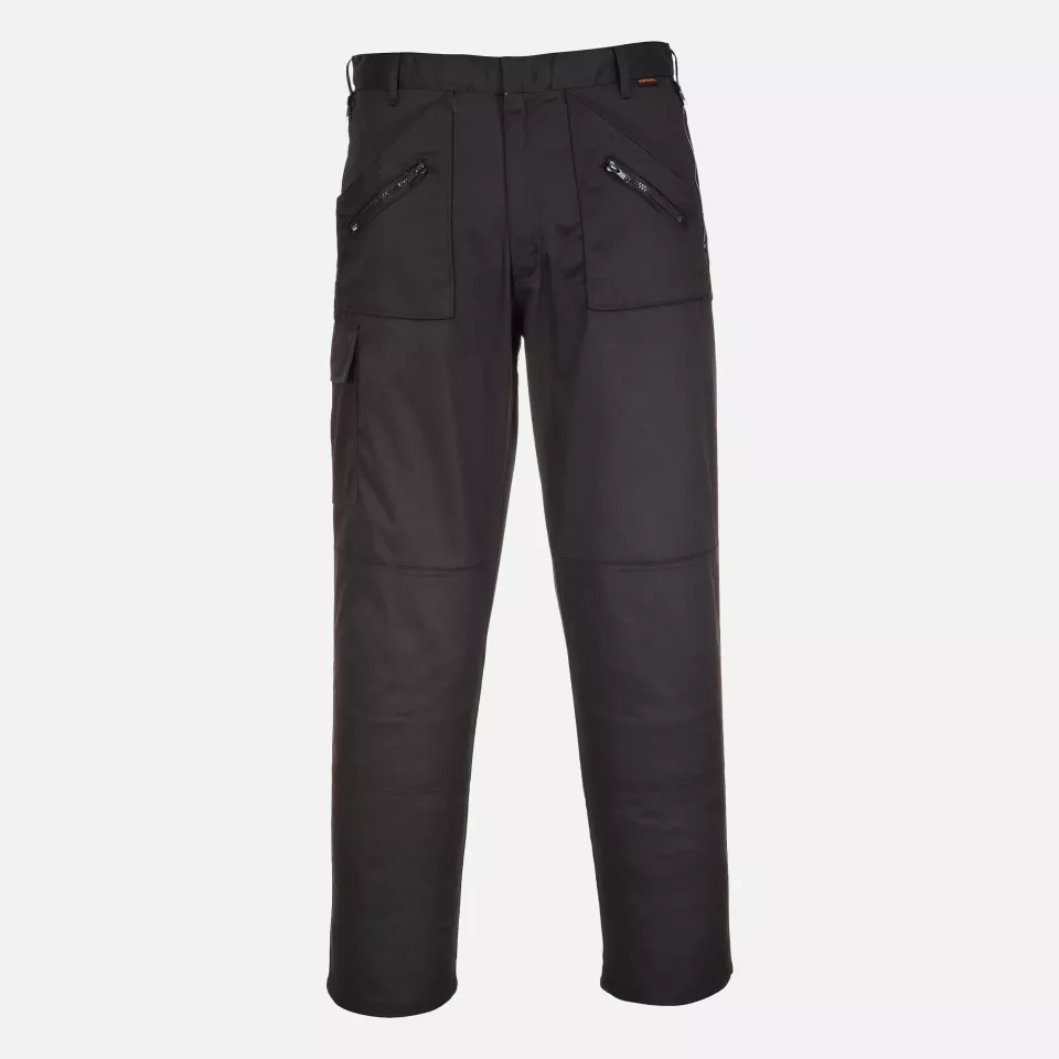 Portwest S887BKS, Action Hose, Schwarz Kurz, image 1, gallery thumbnail