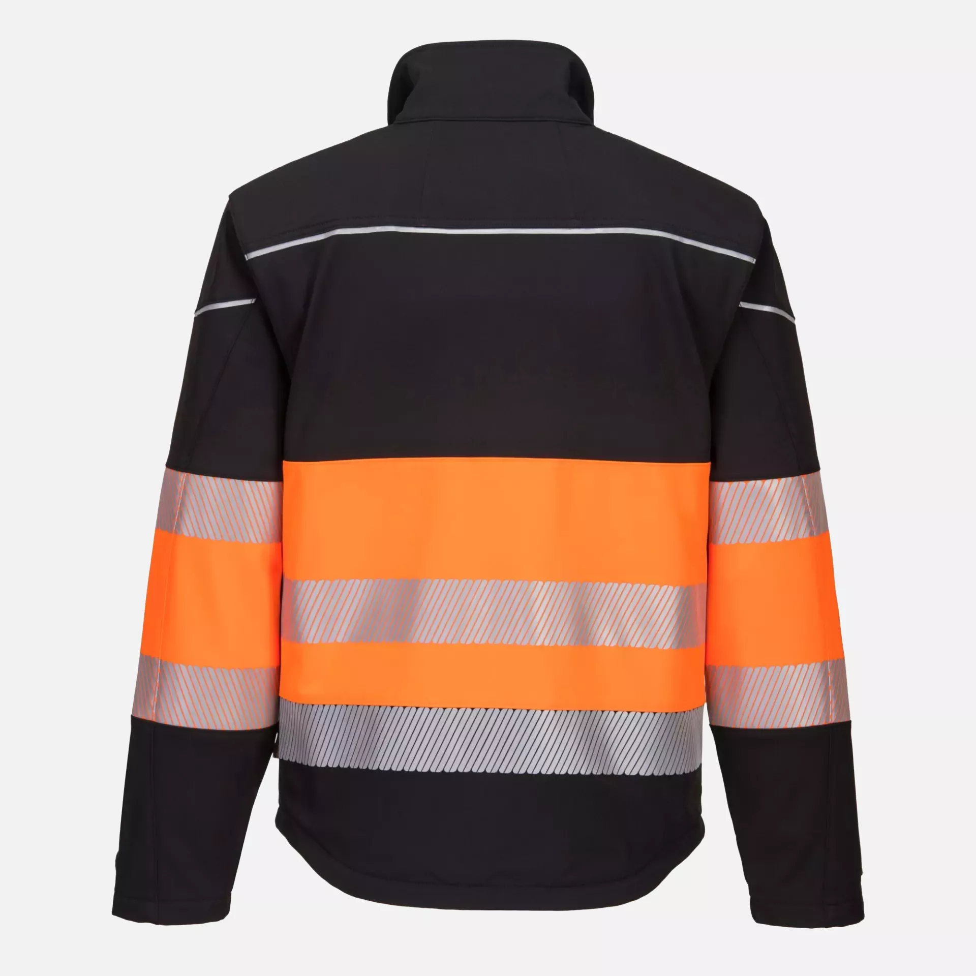Portwest PW375BKO, PW3 Hi-Vis Class 1 Softshell (3L), Black/Orange, image 2