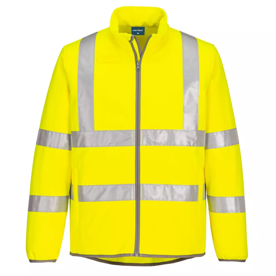 Portwest EC24YER, Eco Hi-Vis Softshell (2L), Yellow, image 1, gallery thumbnail