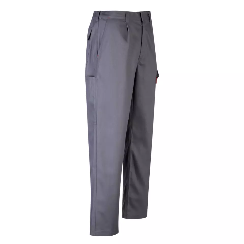 Portwest BZ31GRR, Bizweld FR Cargo Trousers, Grey, image 3, gallery thumbnail