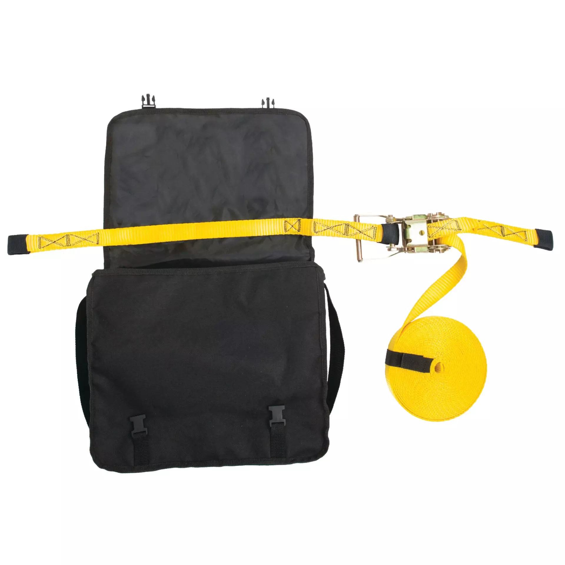 Portwest FP01YBR, Temporary 20m Horizontal Lifeline, Yellow/Black, image 1