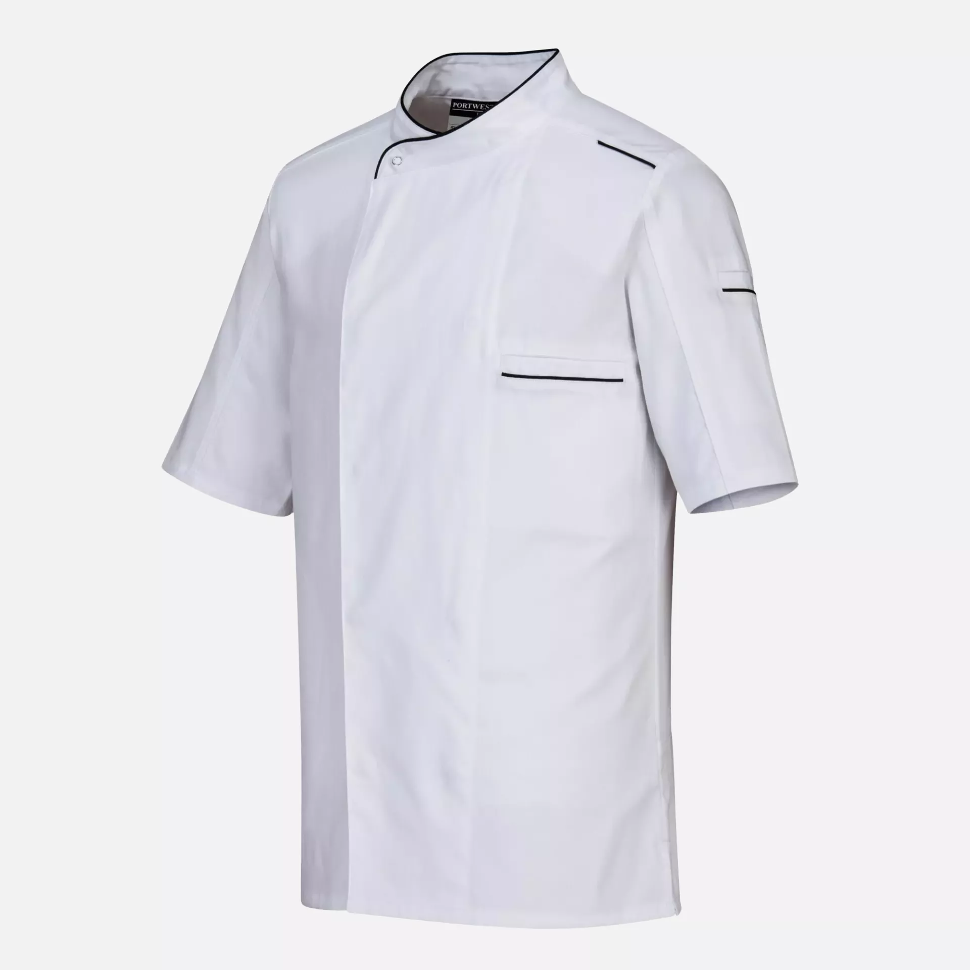 Portwest C735WHR, Chef's MeshAir Pro Surrey Jacket S/S, White, image 3