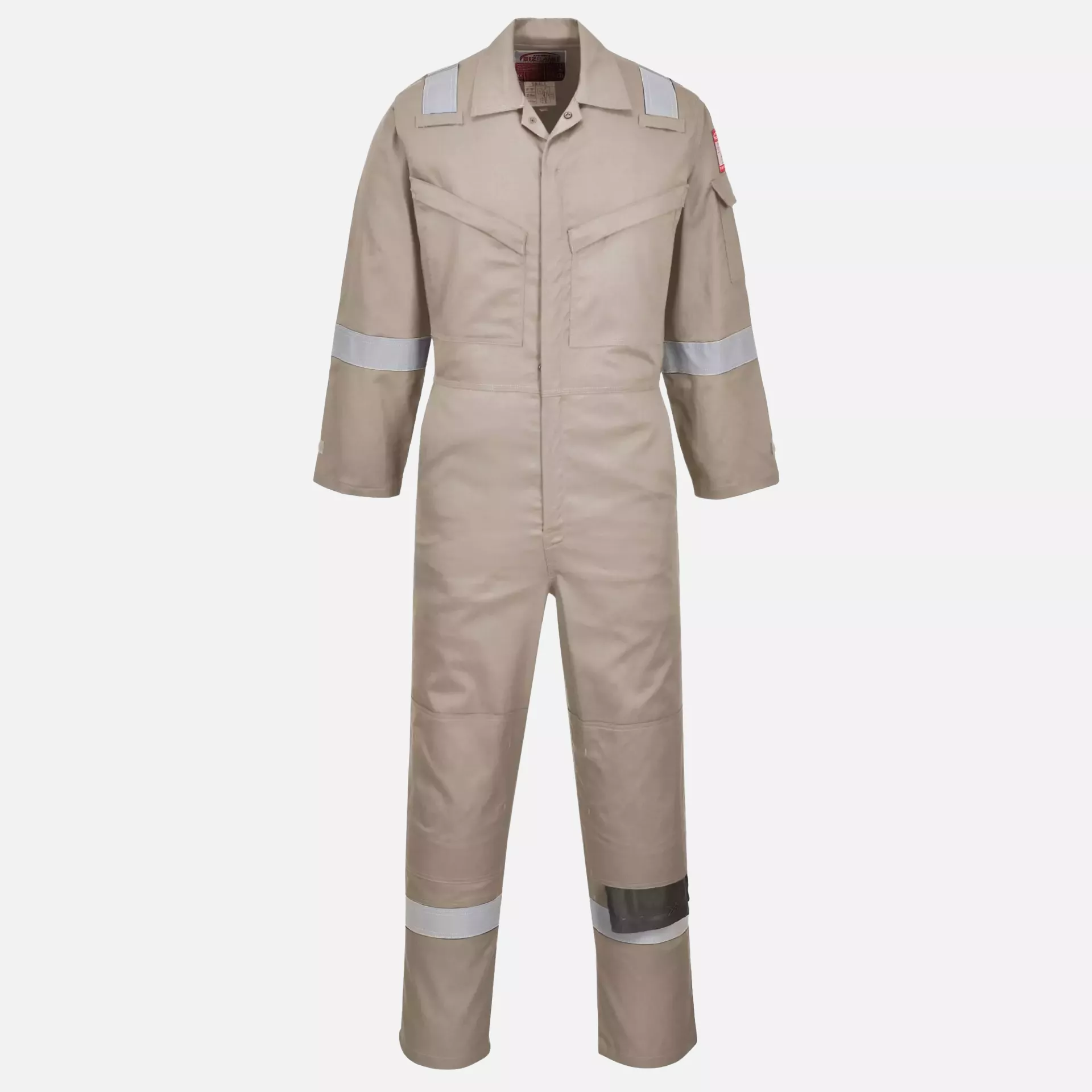 Portwest FR21KHR, Bizflame Work FR superleichter antistatischer Overall, Khaki, image 1