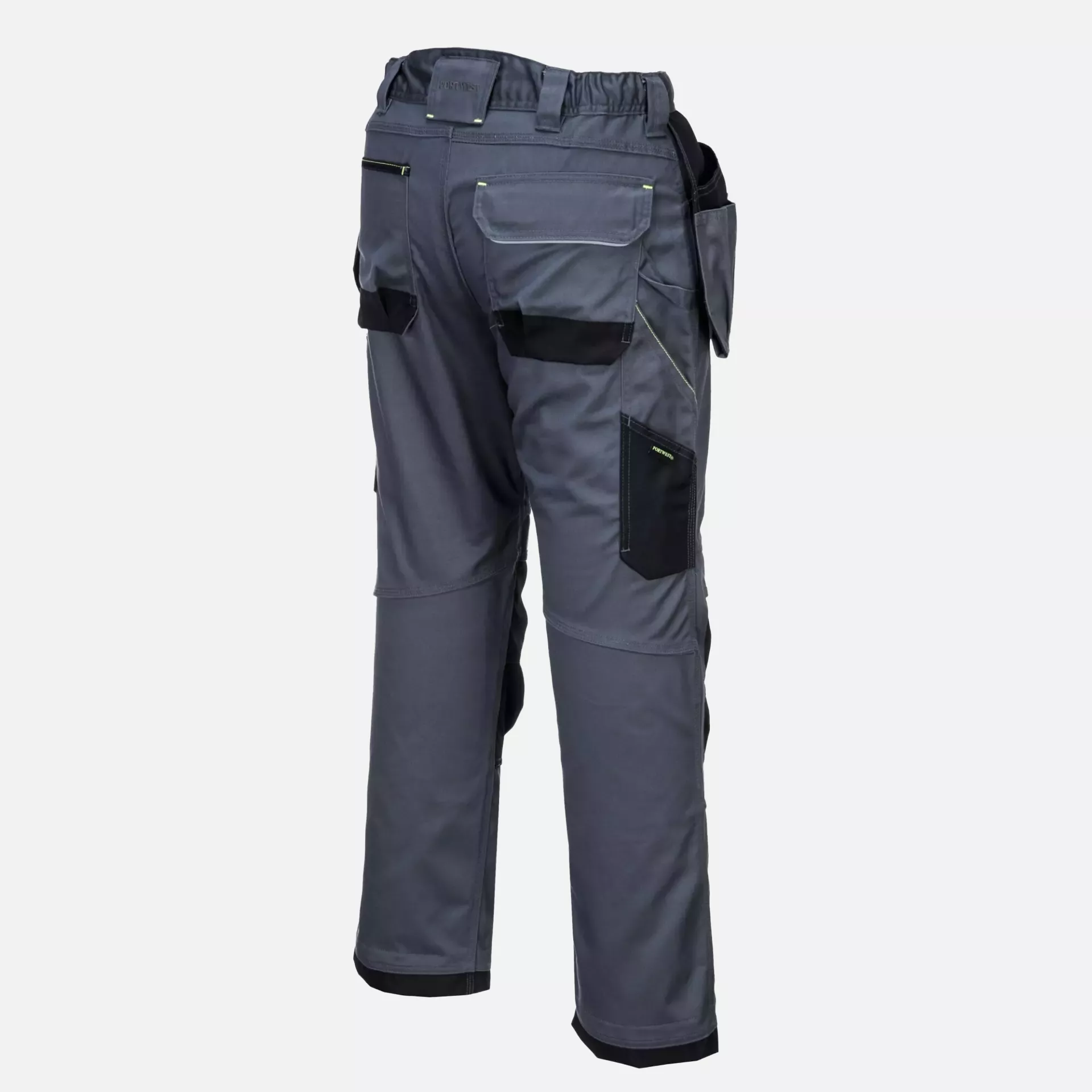 Portwest T602ZBR, PW3 Holster Work Trousers, Zoom Grey/Black, image 9