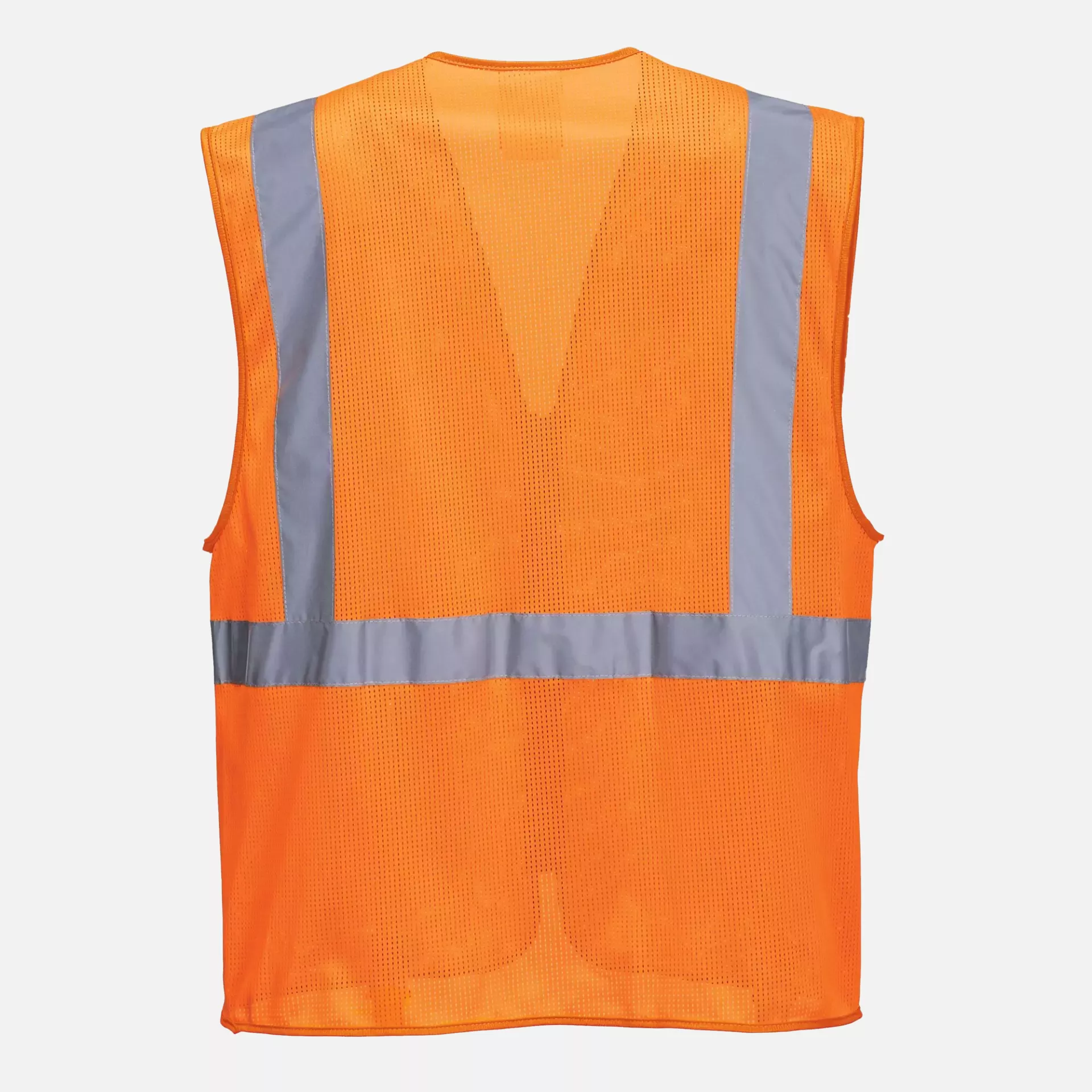 Portwest C376ORR, Athens Hi-Vis Mesh Executive Vest, Orange, image 2