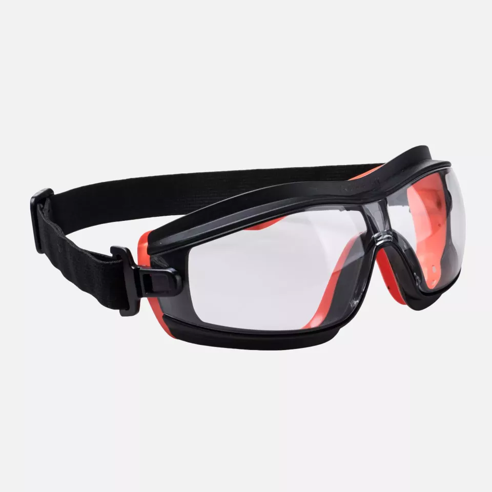 Portwest PW26CLR, Slim Safety Goggles, Clear, image 1, gallery thumbnail