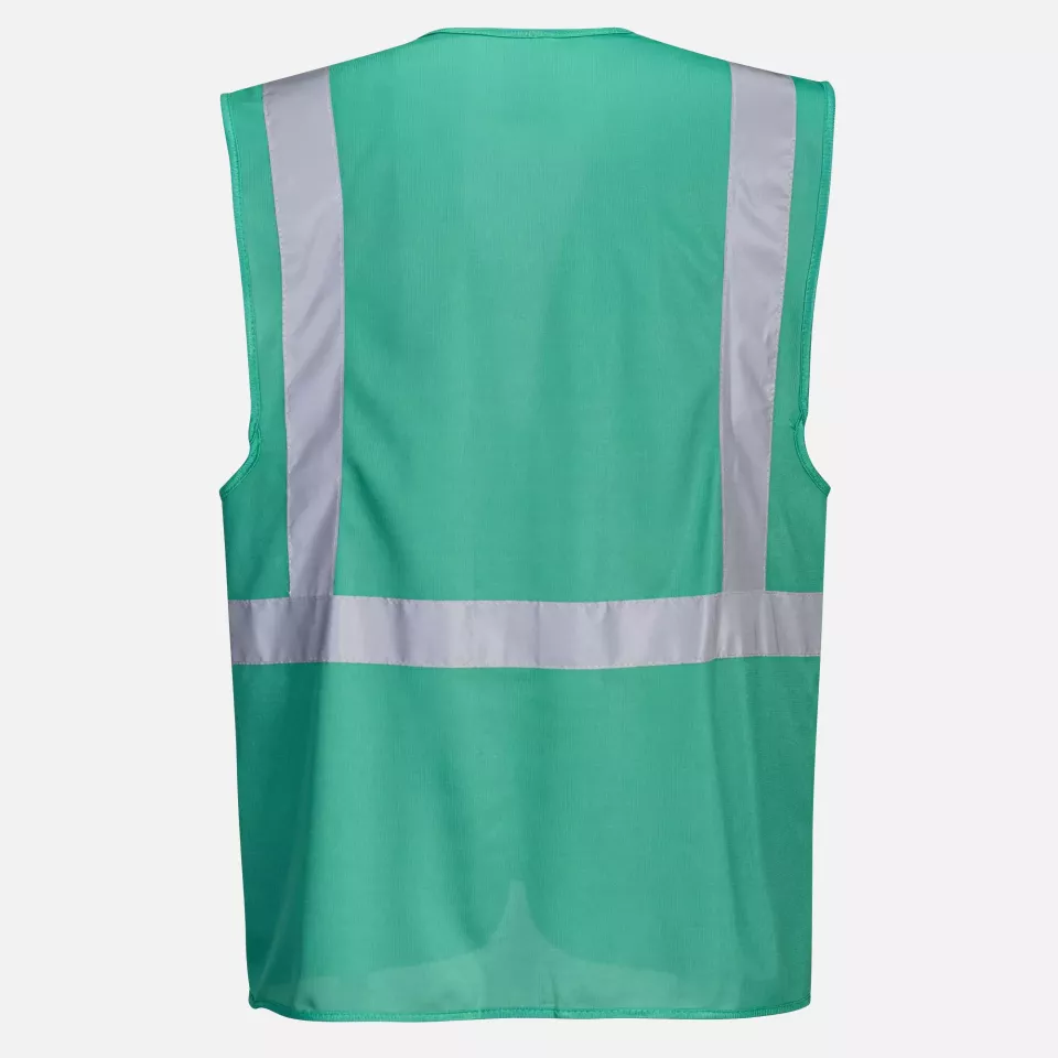 Portwest F476BGR, Iona Executive Vest, Bottle Green, image 2, gallery thumbnail