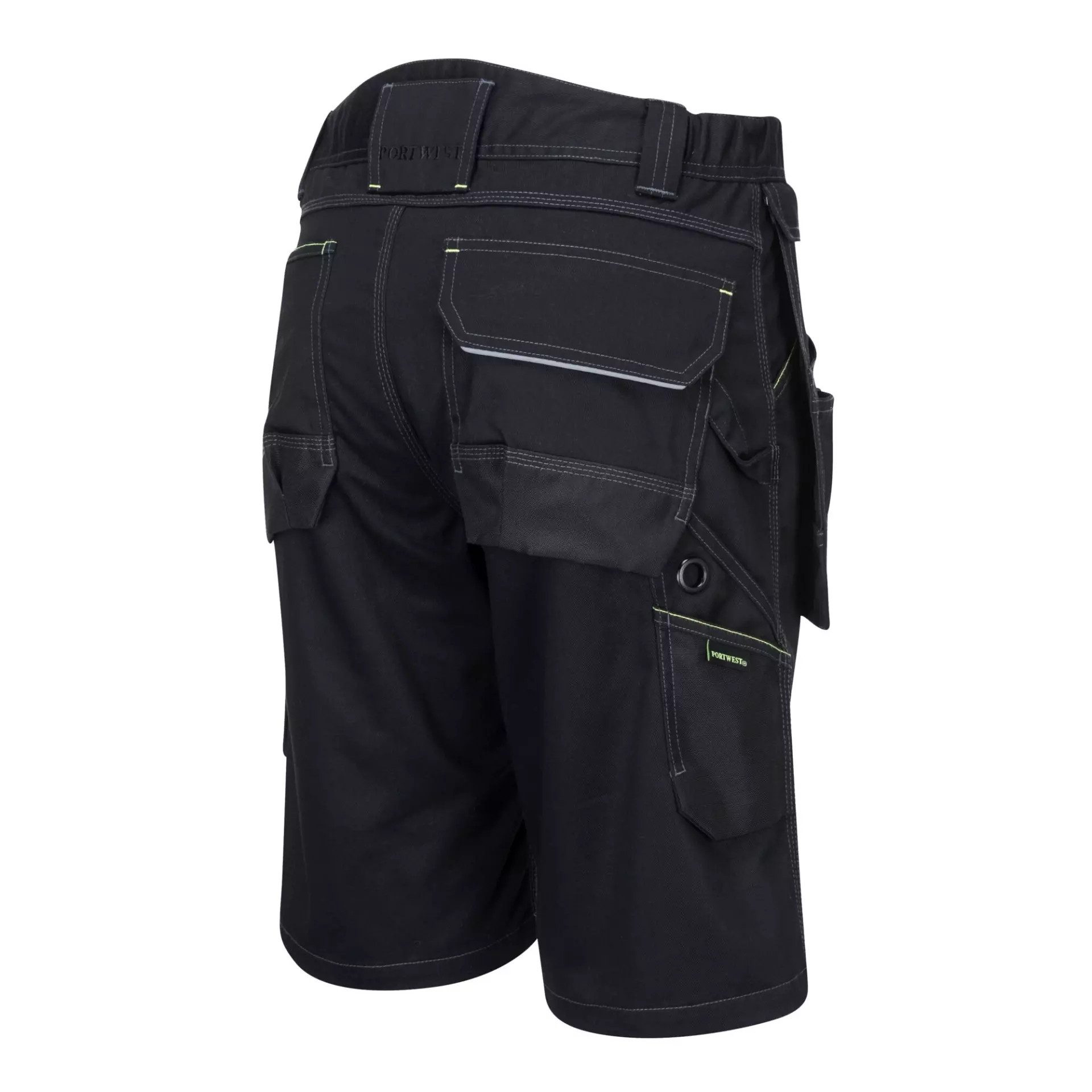 Portwest PW345BKR, PW3 Holster Work Shorts, Black, image 7
