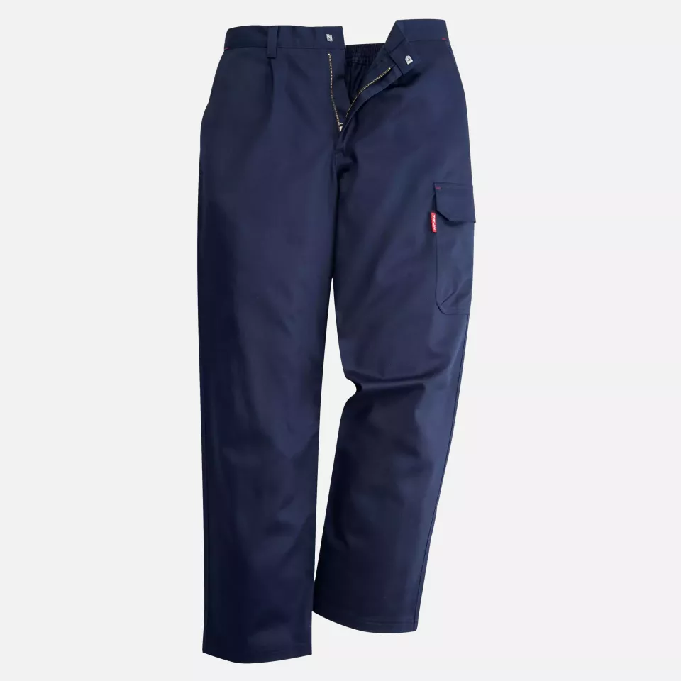 Portwest BZ31NAR, Bizweld FR Cargo Trousers, Navy, image 4, gallery thumbnail