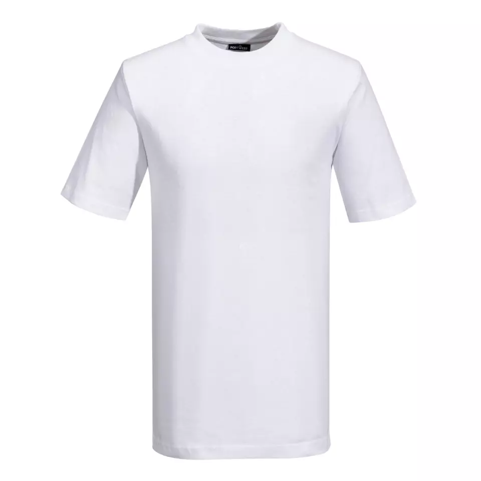 Portwest B195WHR, Turin Premium T-Shirt, White
