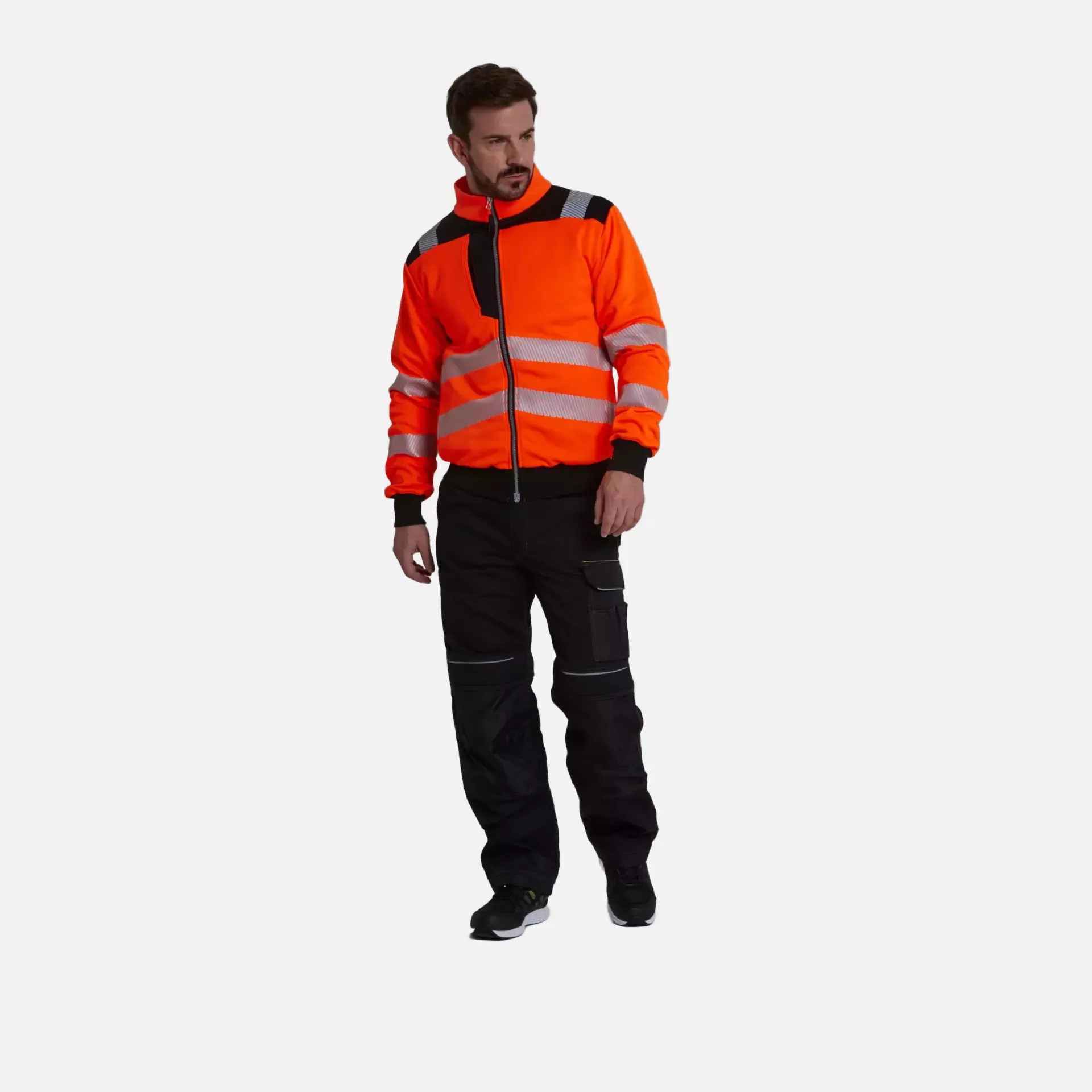 Portwest T402OBR, PW3 Hi-Vis Softshell (3L), Orange/Black, image 4