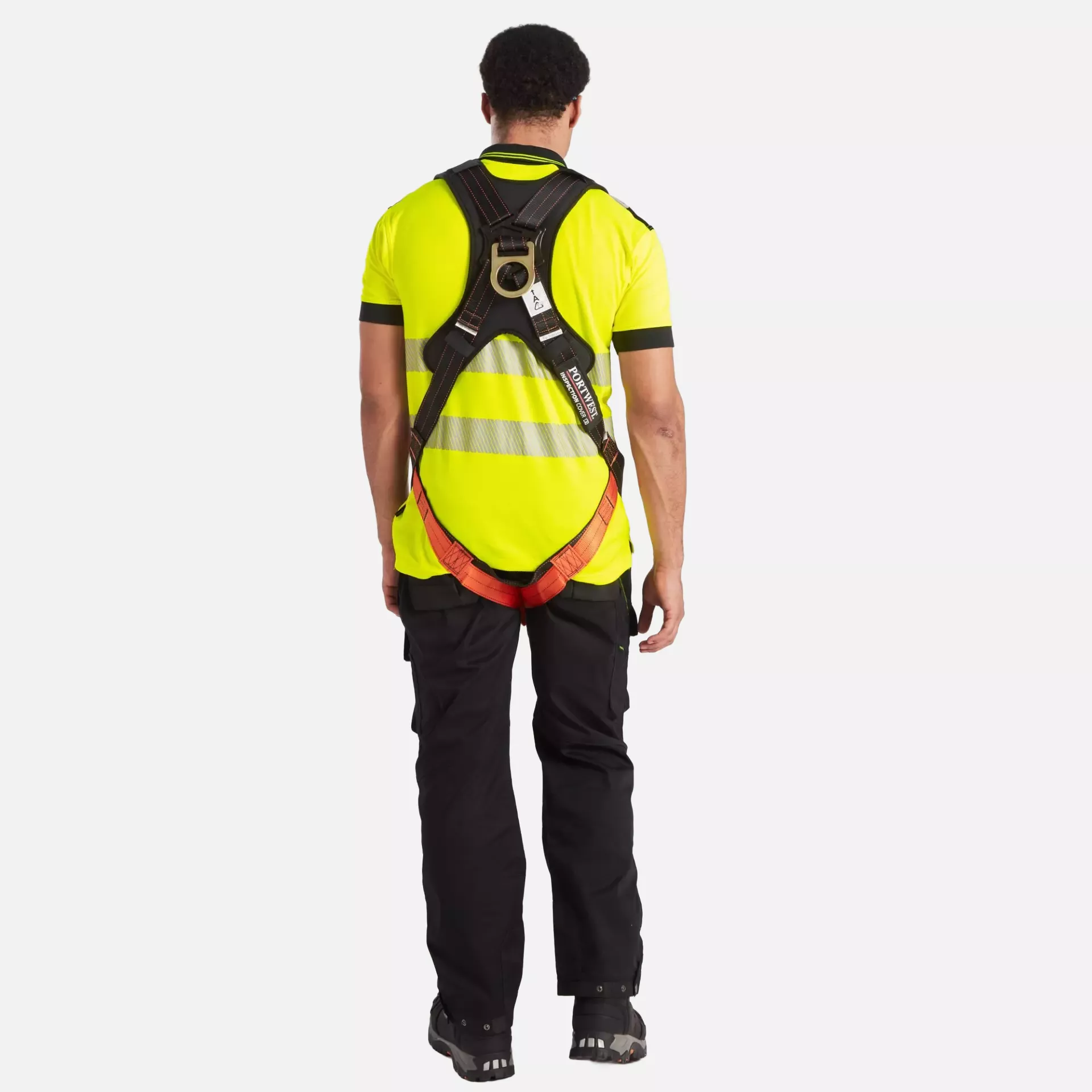 Portwest T180YBR, PW3 Hi-Vis Cotton Comfort Polo Shirt S/S, Yellow/Black, image 10