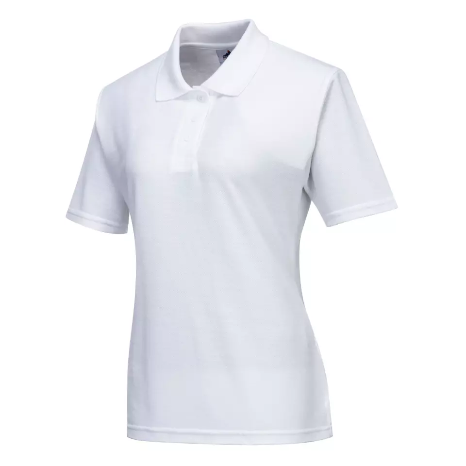 Portwest B209WHR, Naples Women's Polo Shirt, White, image 1, gallery thumbnail