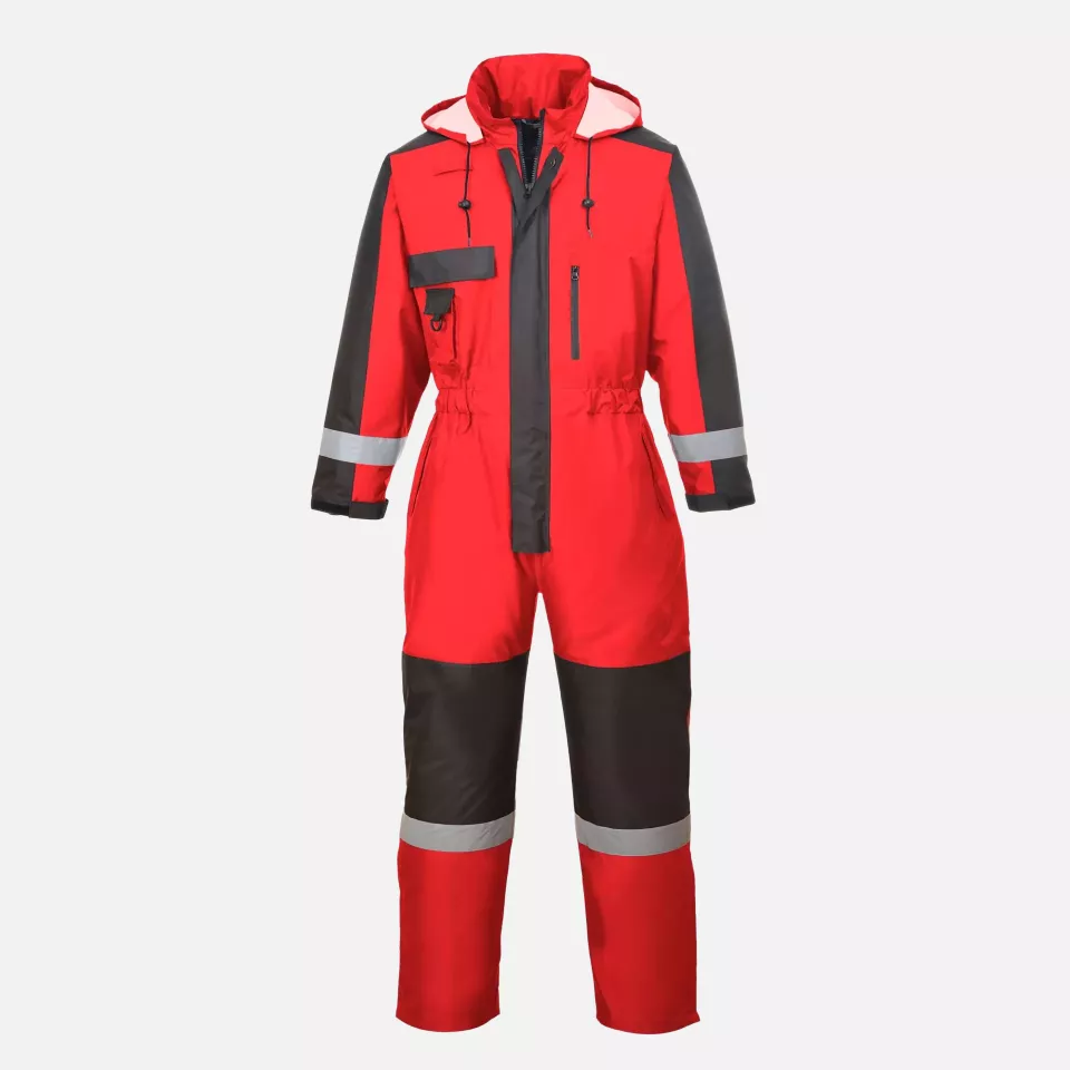 Portwest S585RER, Winter Coverall, Red, image 1, gallery thumbnail