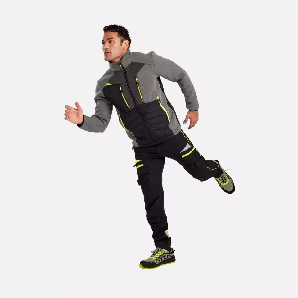 Portwest DX471MGR, DX4 Hybrid Baffle Jacket, Metal Grey, image 6, gallery thumbnail