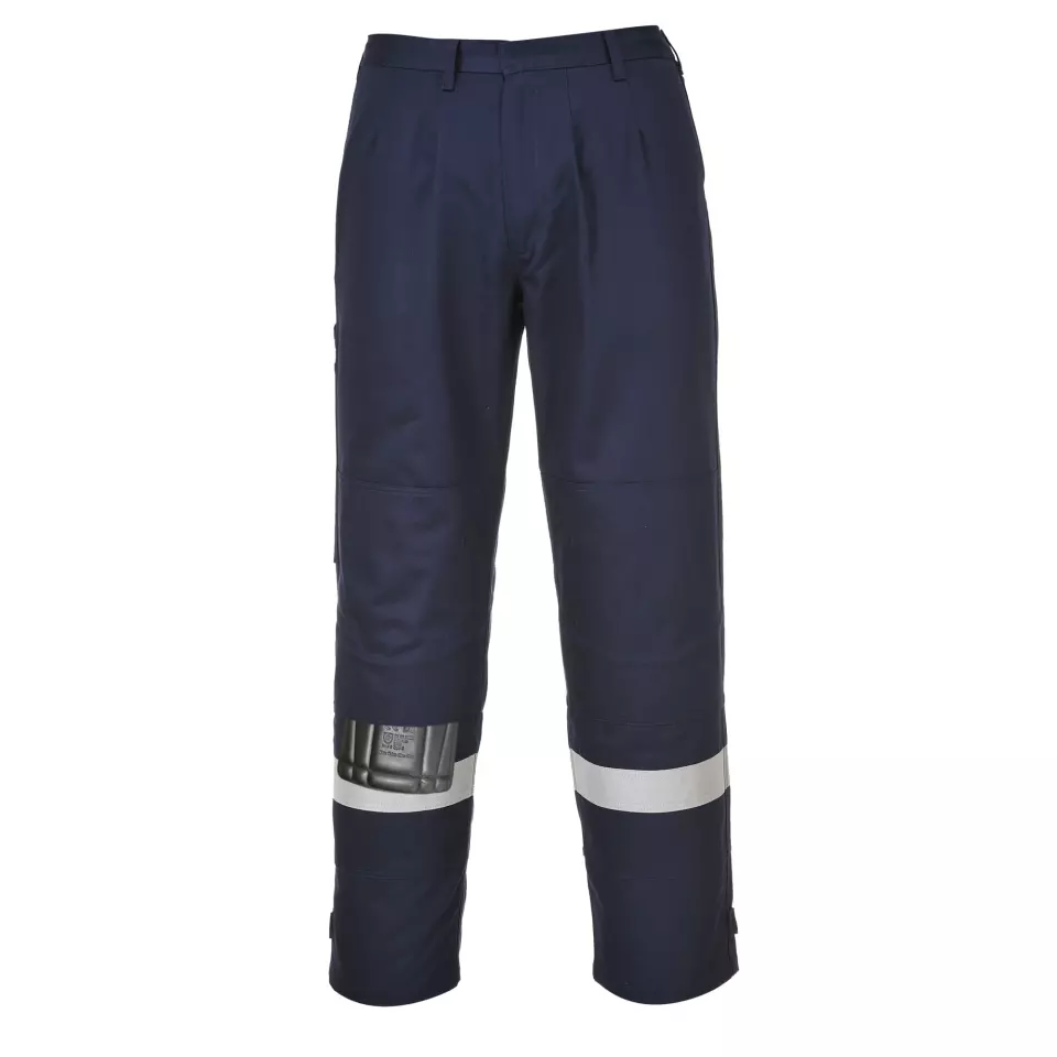 Portwest FR26NAR, Bizflame Work Trousers, Navy