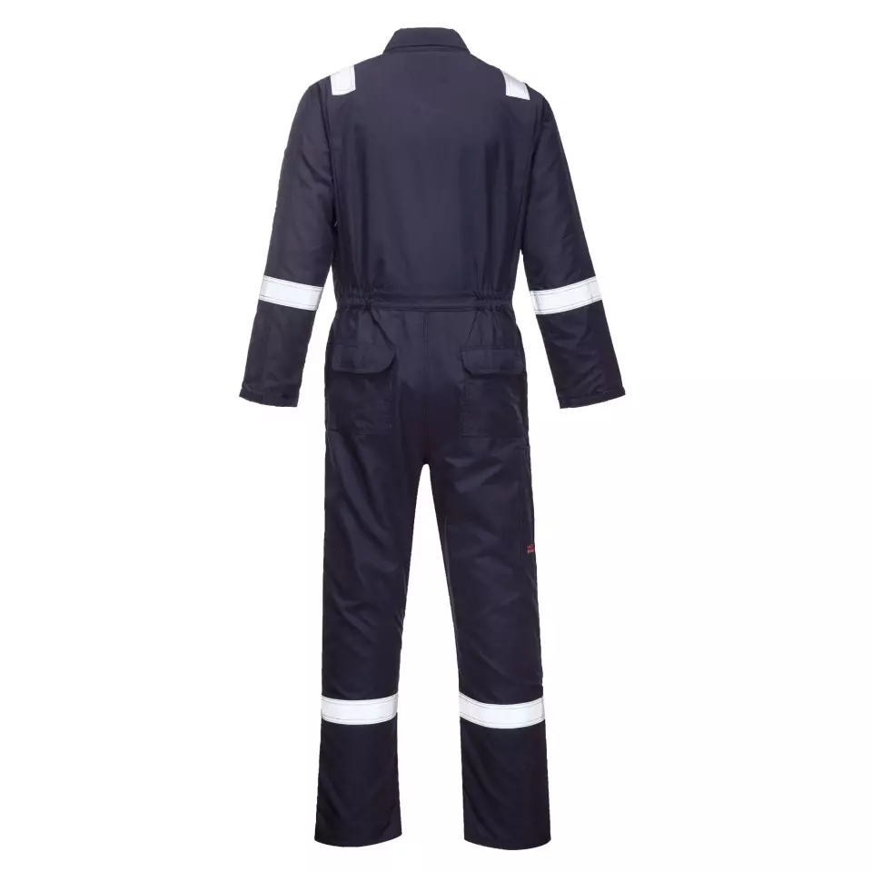 Portwest AF53NAR, Araflame Gold Coverall, Navy, image 2, gallery thumbnail