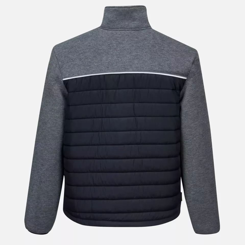 Portwest DX471MGR, DX4 Hybrid Baffle Jacket, Metal Grey, image 2, gallery thumbnail