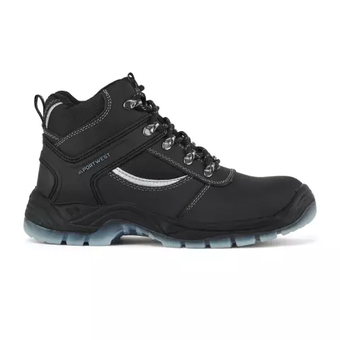 Portwest Steel Leather Hiker Boot S3 SRC, Black