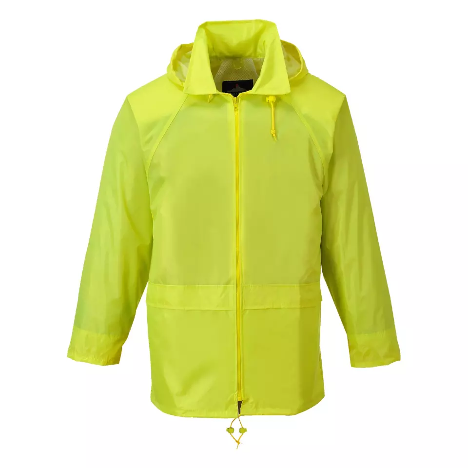 Portwest S440YER, Classic Rain Jacket, Yellow, image 4, gallery thumbnail