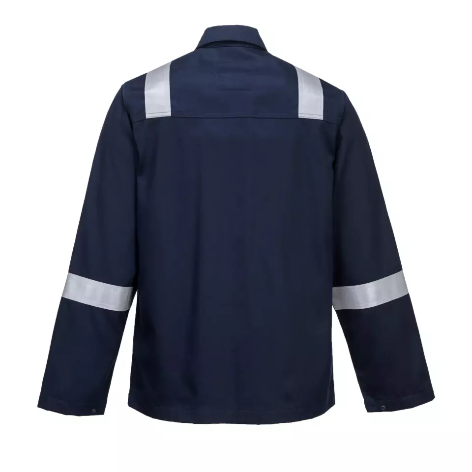 Portwest BZ13NAR, Bizweld Iona FR Jacket, Navy, image 2, gallery thumbnail