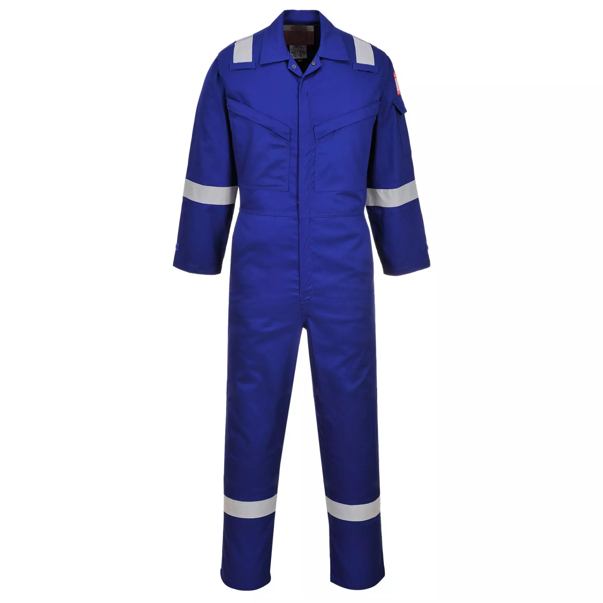 Portwest AF73RBR, Araflame Silver Coverall, Royal Blue, image 1