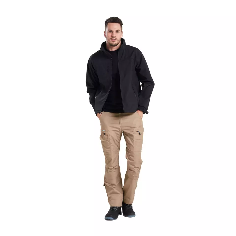 Portwest T802BKR, KX3 Ripstop Trousers, Black, image 4, gallery thumbnail