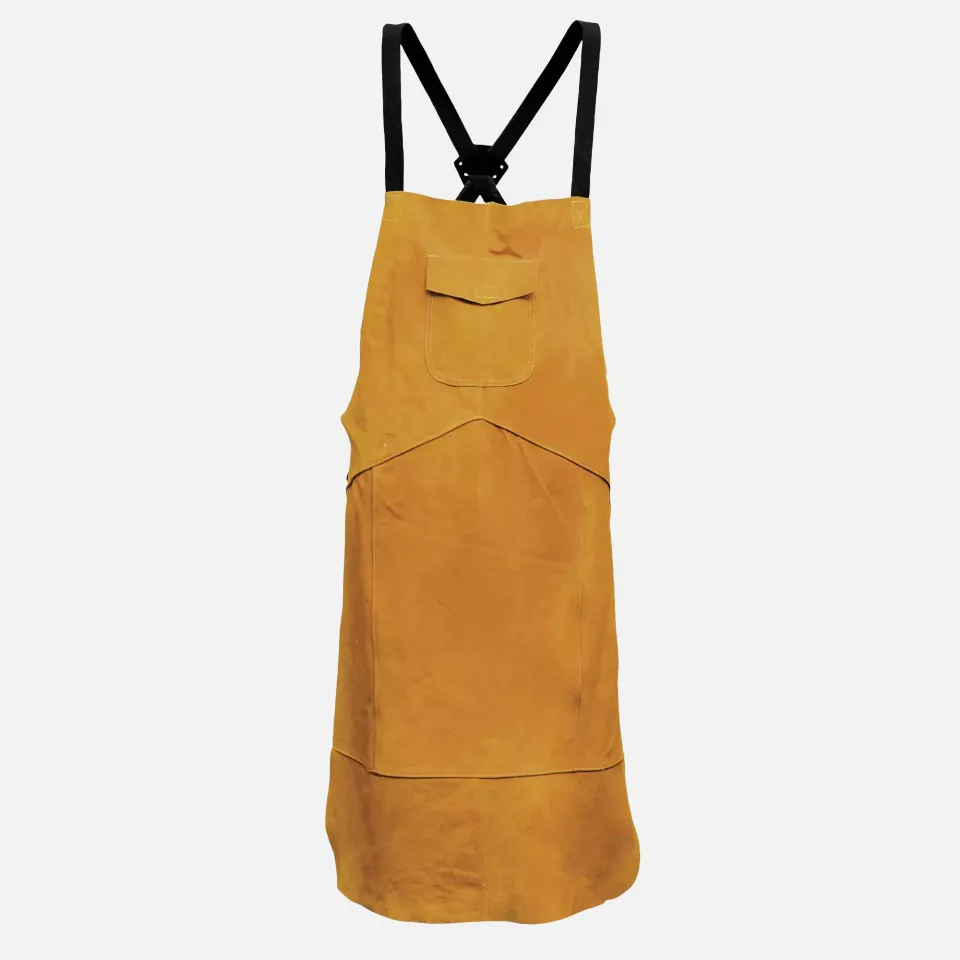 Portwest SW10TAR, FR Leather Welding Apron, Tan, image 1, gallery thumbnail