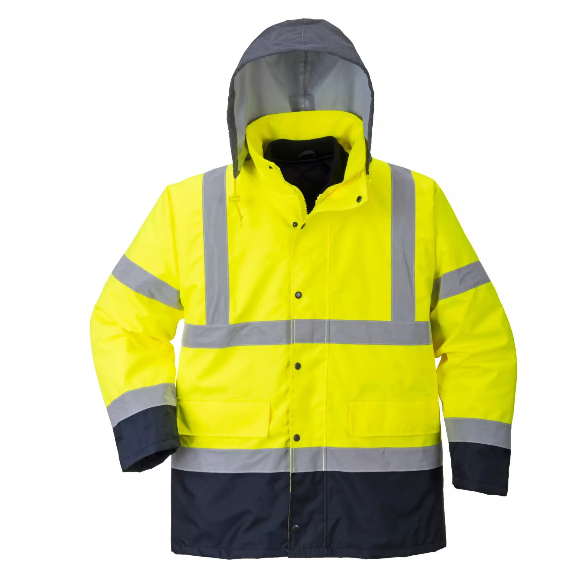 Portwest S471YNR, Warnschutz 4-in-1 Kontrast Verkehrsjacke, Gelb/Marine, image 8