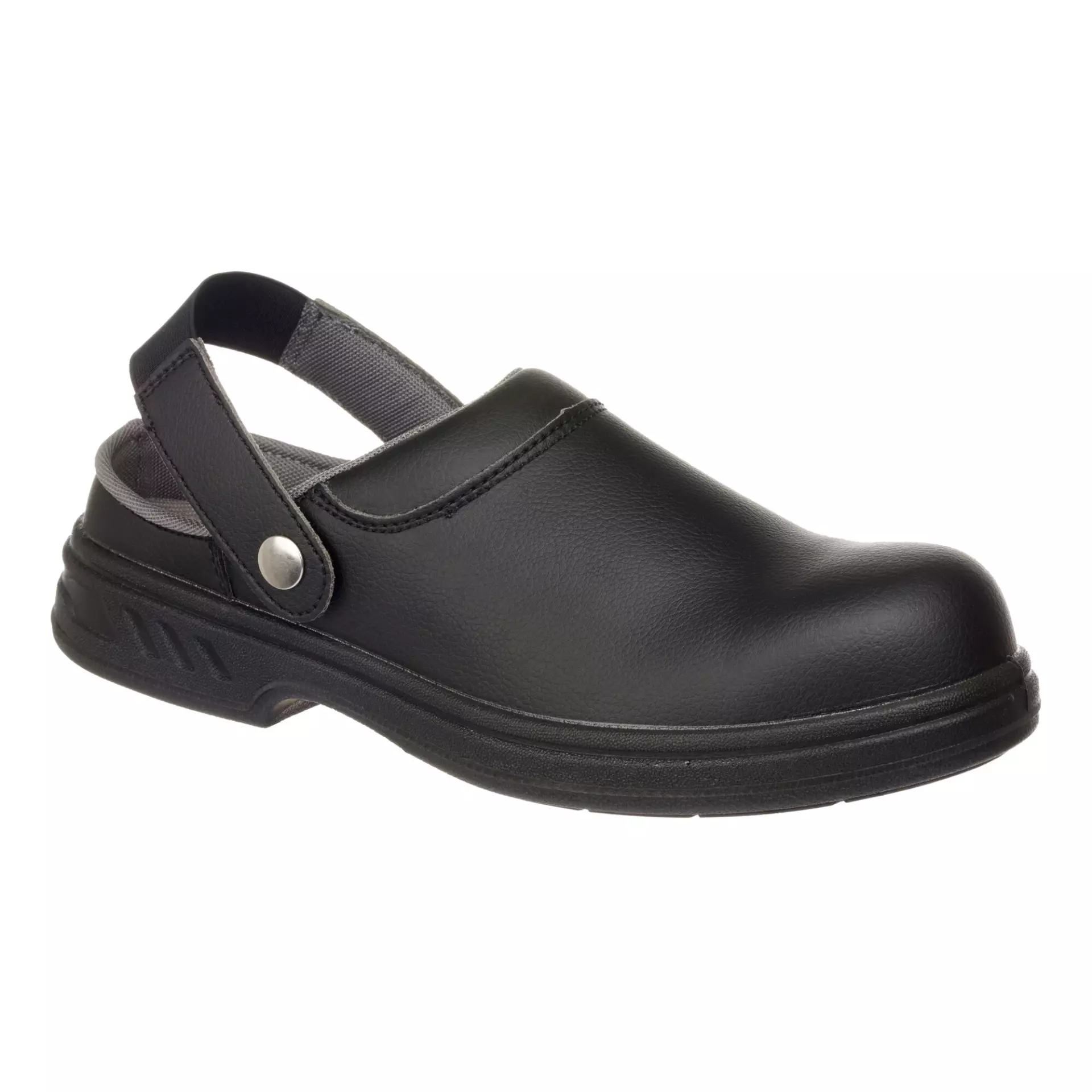 Portwest FW82BKR, Steelite Safety Clog SB FO SR WPA E A, Black, image 1