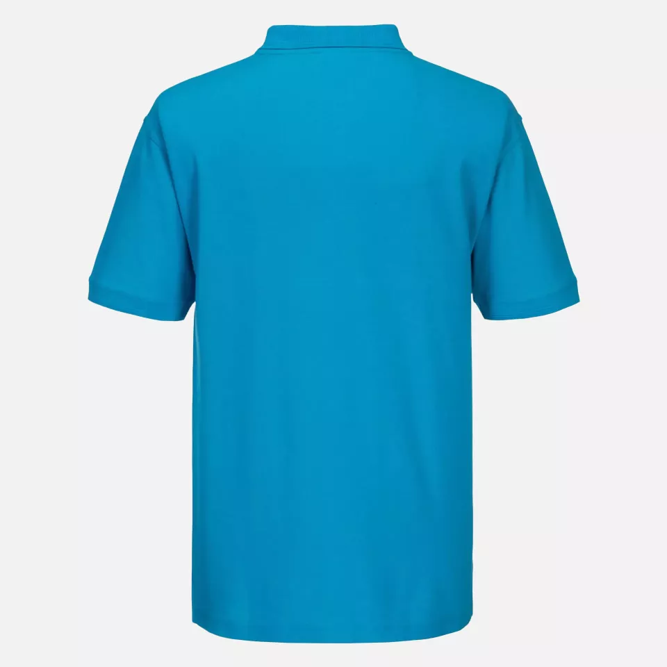 Portwest B210AQR, Naples Polo Shirt S/S, Aqua, image 2, gallery thumbnail
