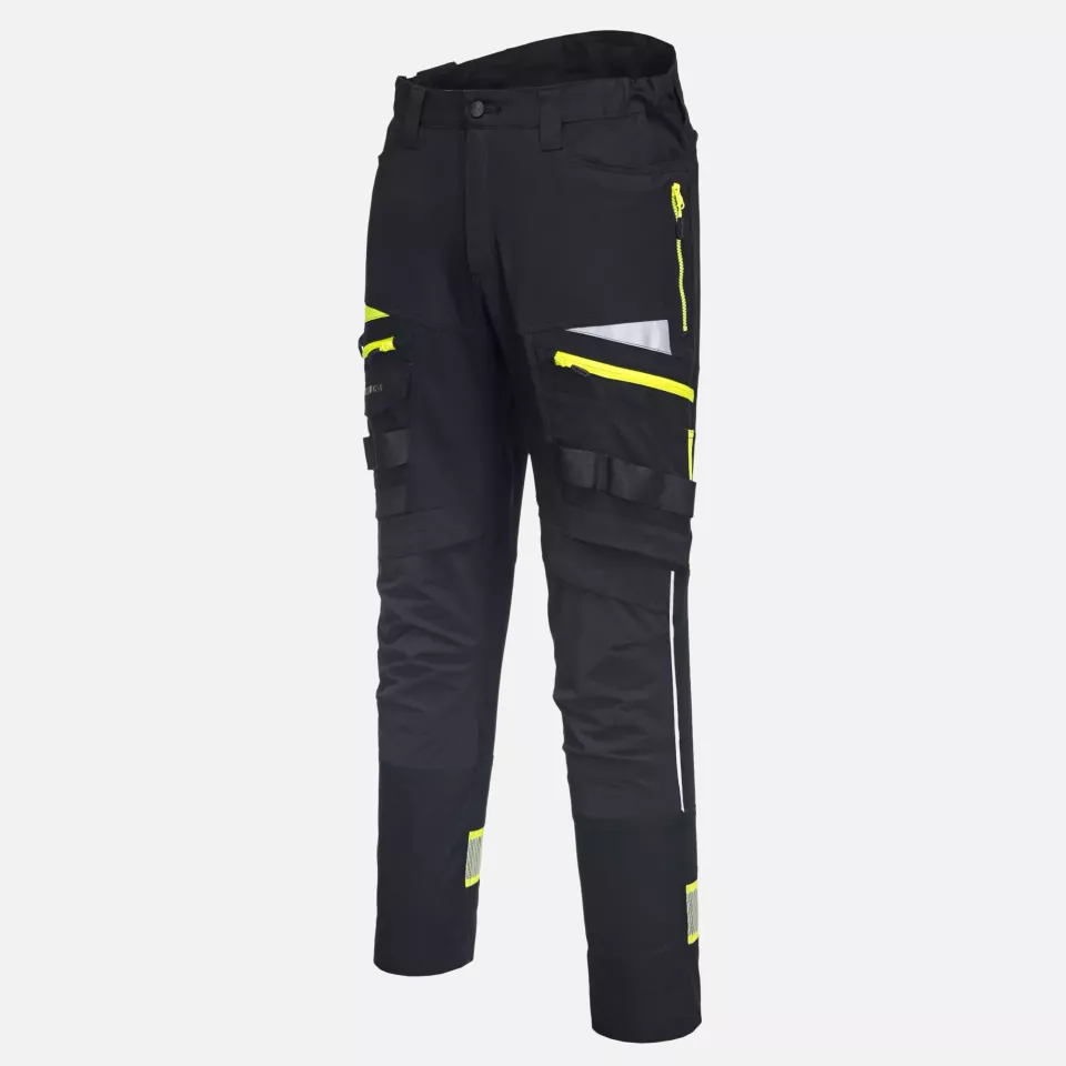 Portwest DX449BKR, DX4 Work Trousers, Black, image 5, gallery thumbnail