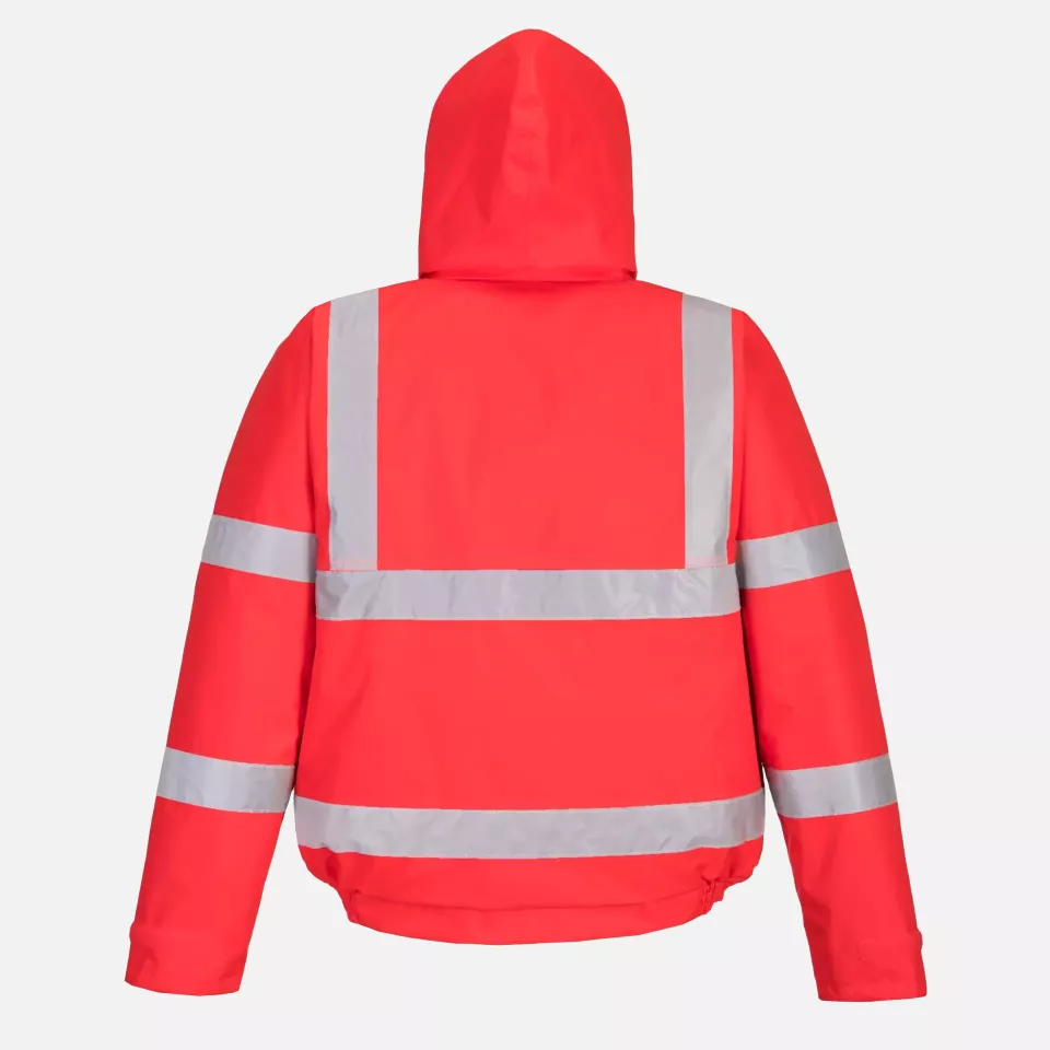 Portwest S463RER, Warnschutz-Winter-Bomberjacke, Rot, image 4, gallery thumbnail