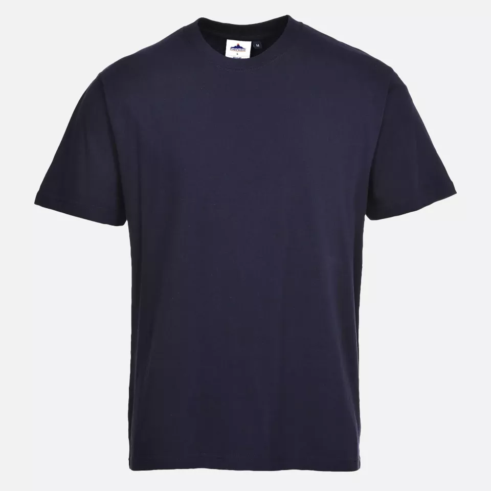 Portwest B195NAR, Turin Premium T-Shirt, Marine, image 1, gallery thumbnail