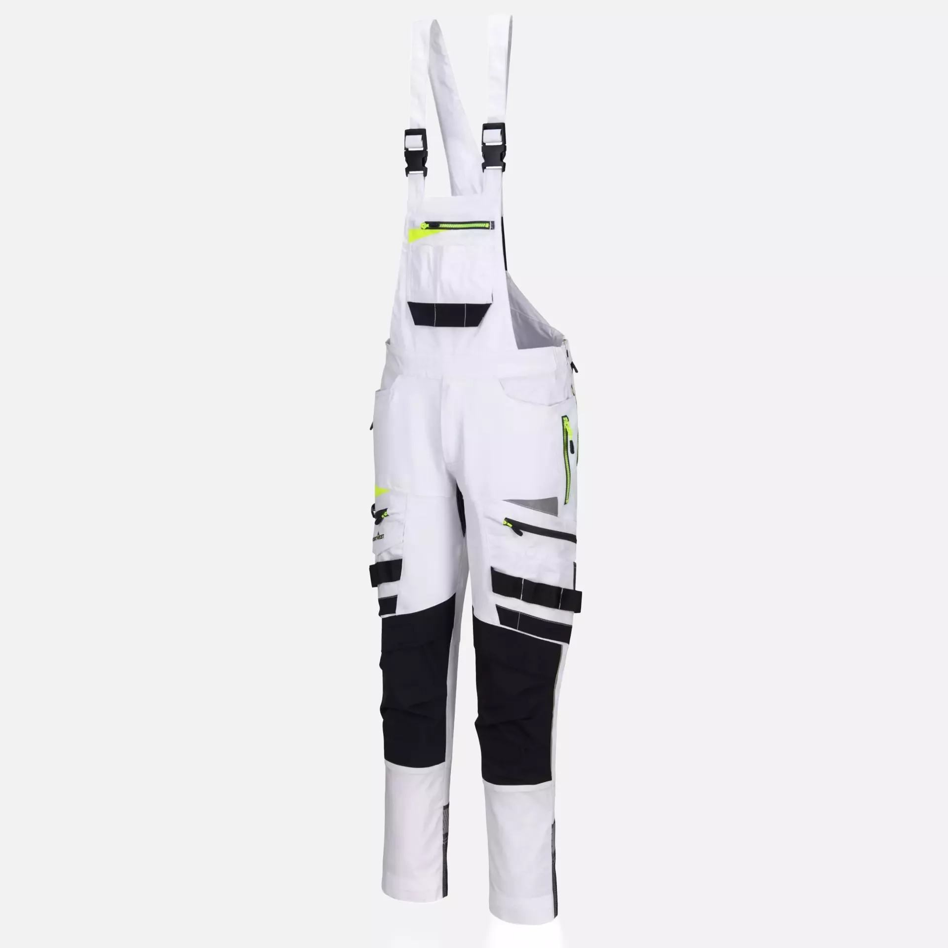 Portwest DX441WGR, DX4 Work Bib and Brace, White/Grey, image 2