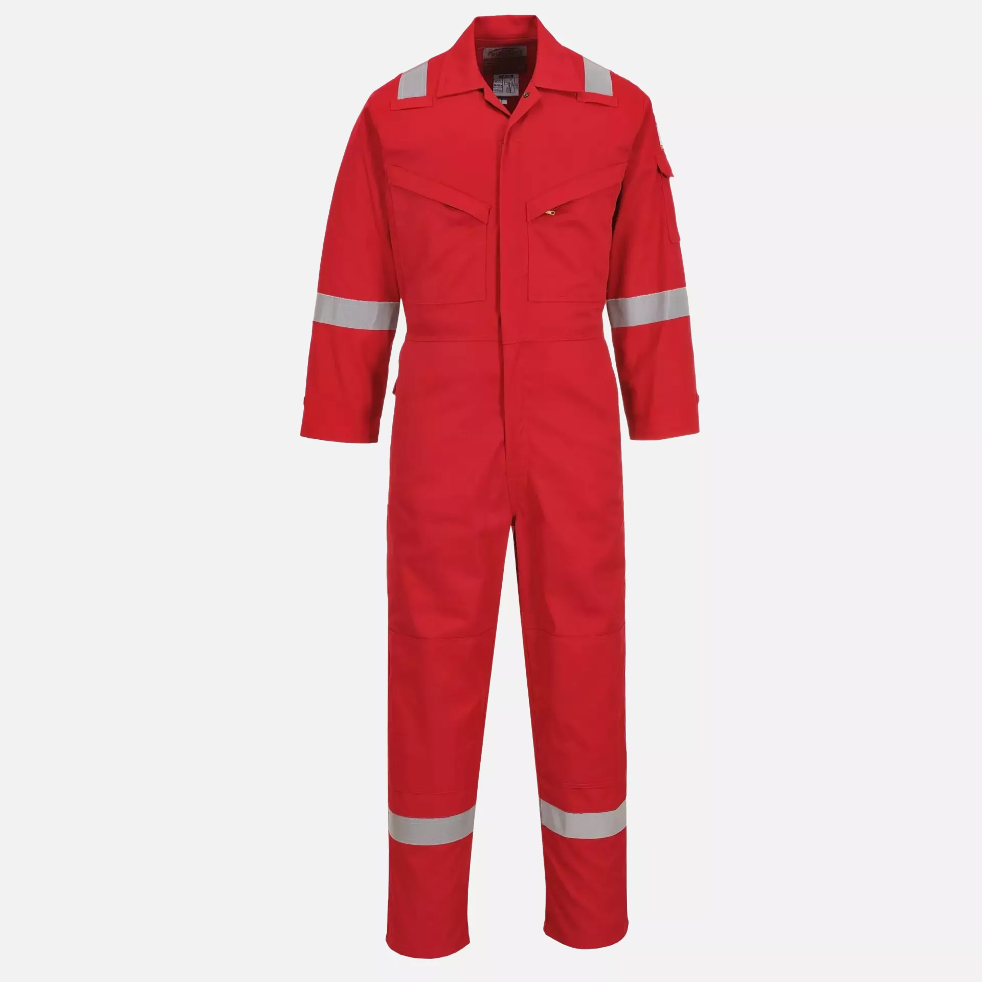 Portwest FR28RER, Bizflame Work Light Weight Anti-Static FR Coverall 280g, Red, image 1