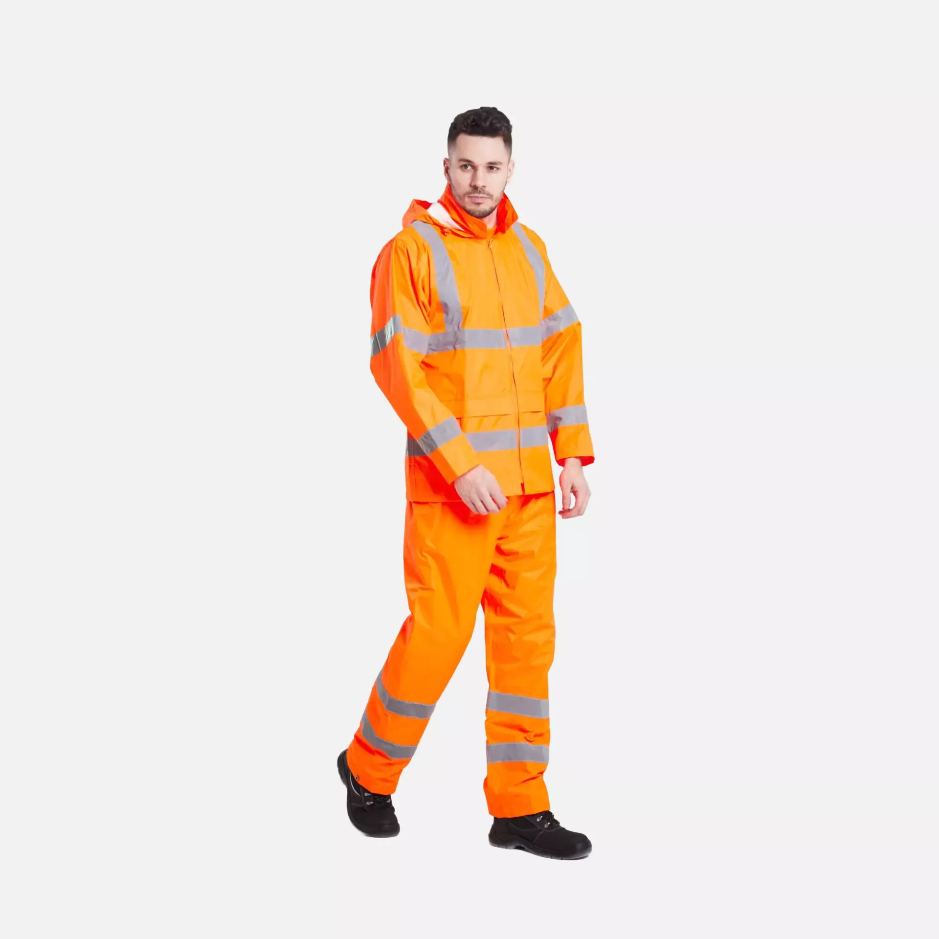 Portwest H440ORR, Hi-Vis Rain Jacket, Orange, image 7