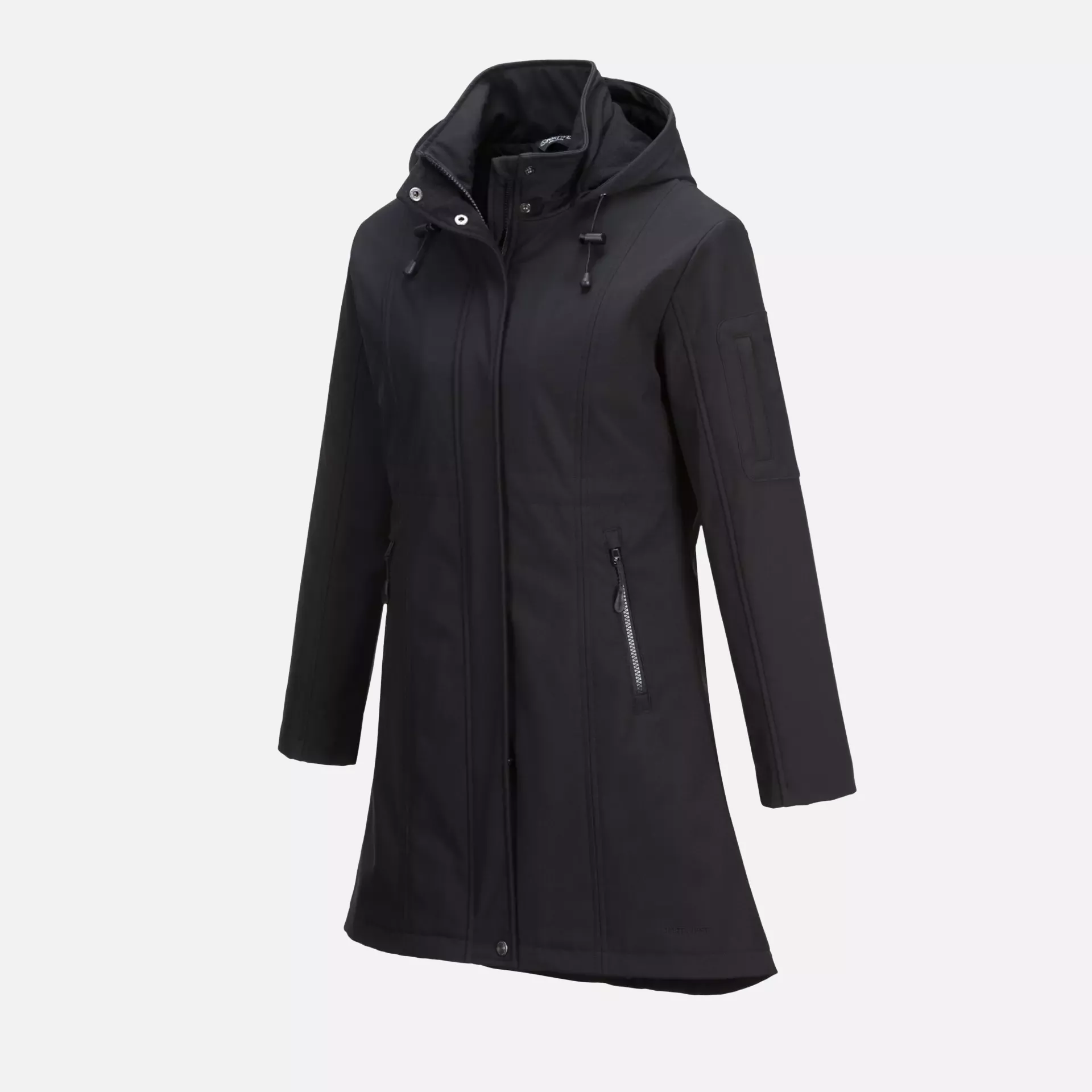 Portwest TK42BKR, Carla Women's Hooded Softshell Jacket (3L), Black, image 3