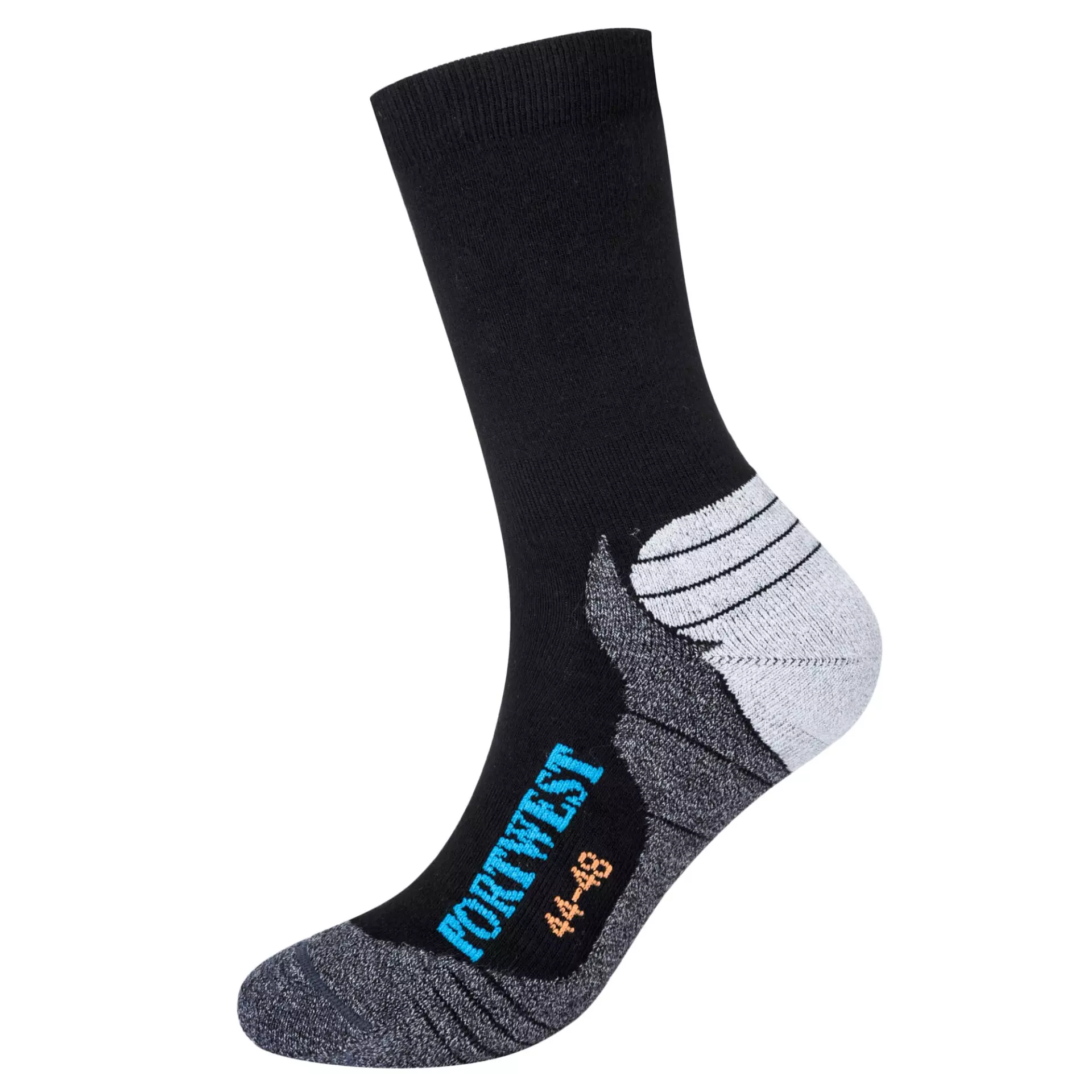 Portwest SK24BKR, Bamboo Hiker Sock, Black, image 1