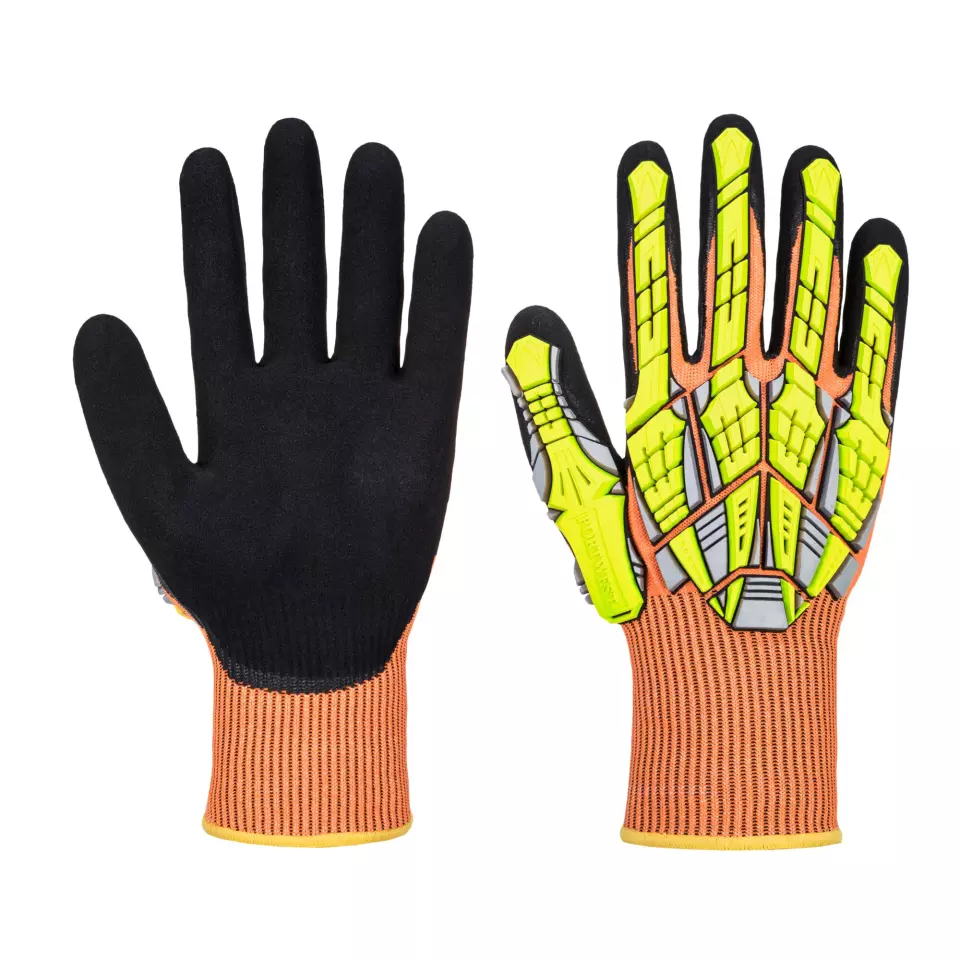 Portwest A727ORR, DX VHR Impact Glove, Orange, image 3, gallery thumbnail