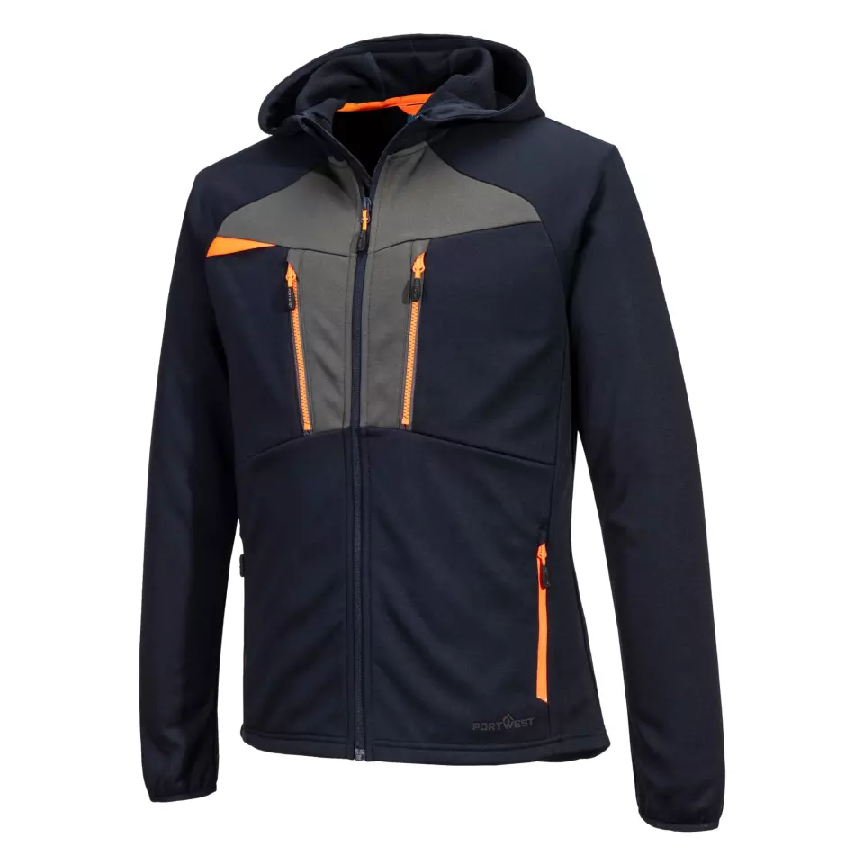 Portwest DX417DNR, DX4 Technical Fleece, Dark Navy, image 3, gallery thumbnail
