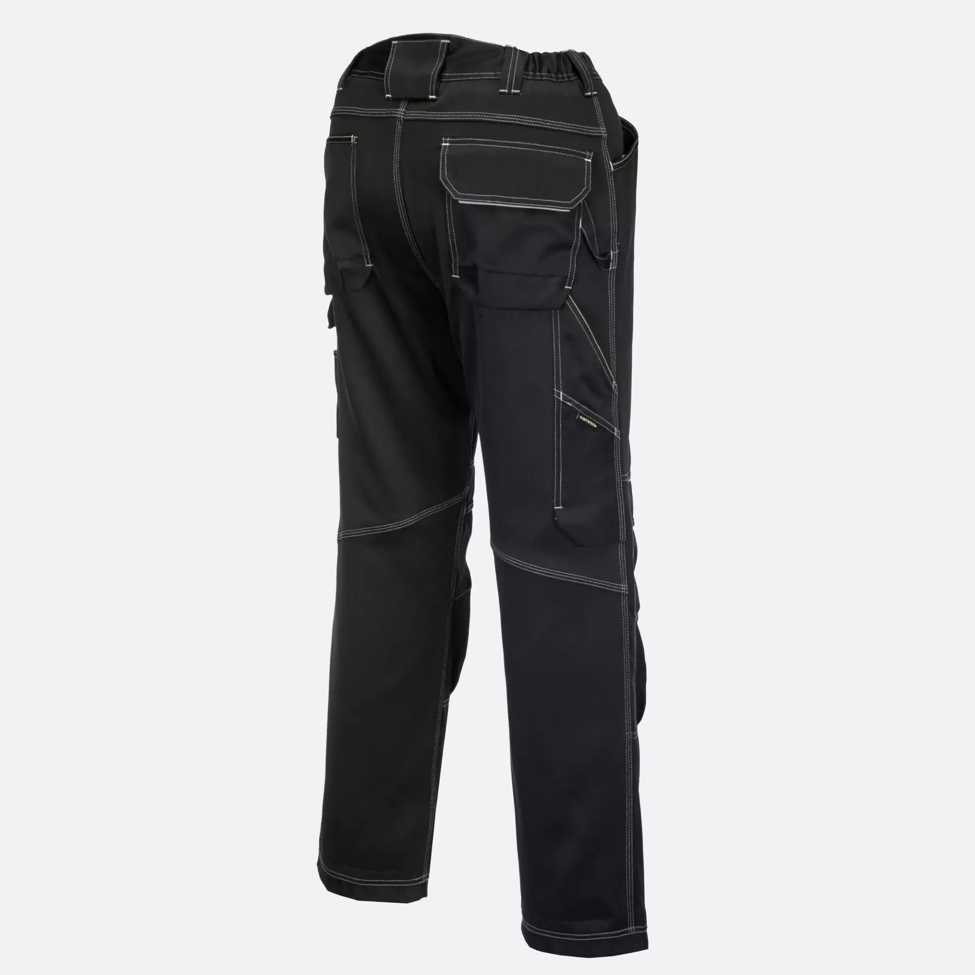 Portwest T601BKS, PW3 Work Trousers, Black Short, image 4