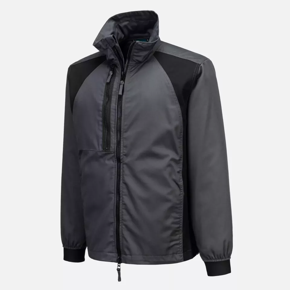 Portwest CD885MGR, WX2 Eco Stretch Work Jacket, Metal Grey, image 3, gallery thumbnail