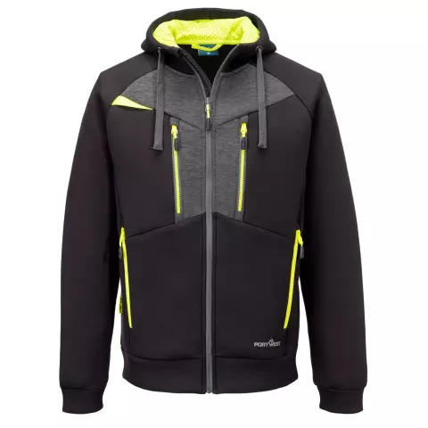 Portwest DX4 Zipped Hoodie, Black